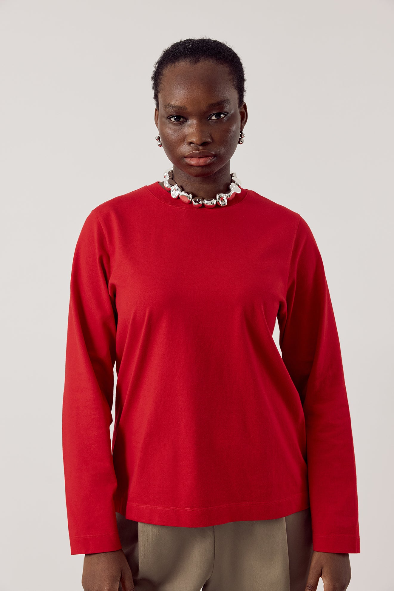 完売品！ HARAJUKU LONG SLEEVE TEE 山田レン RED 赤 Rana Longsleeve Red – dariadéh