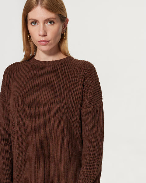Marianne Knitted Jumper Chocolate