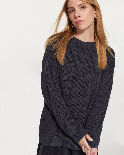 Marianne Knitted Jumper Charcoal