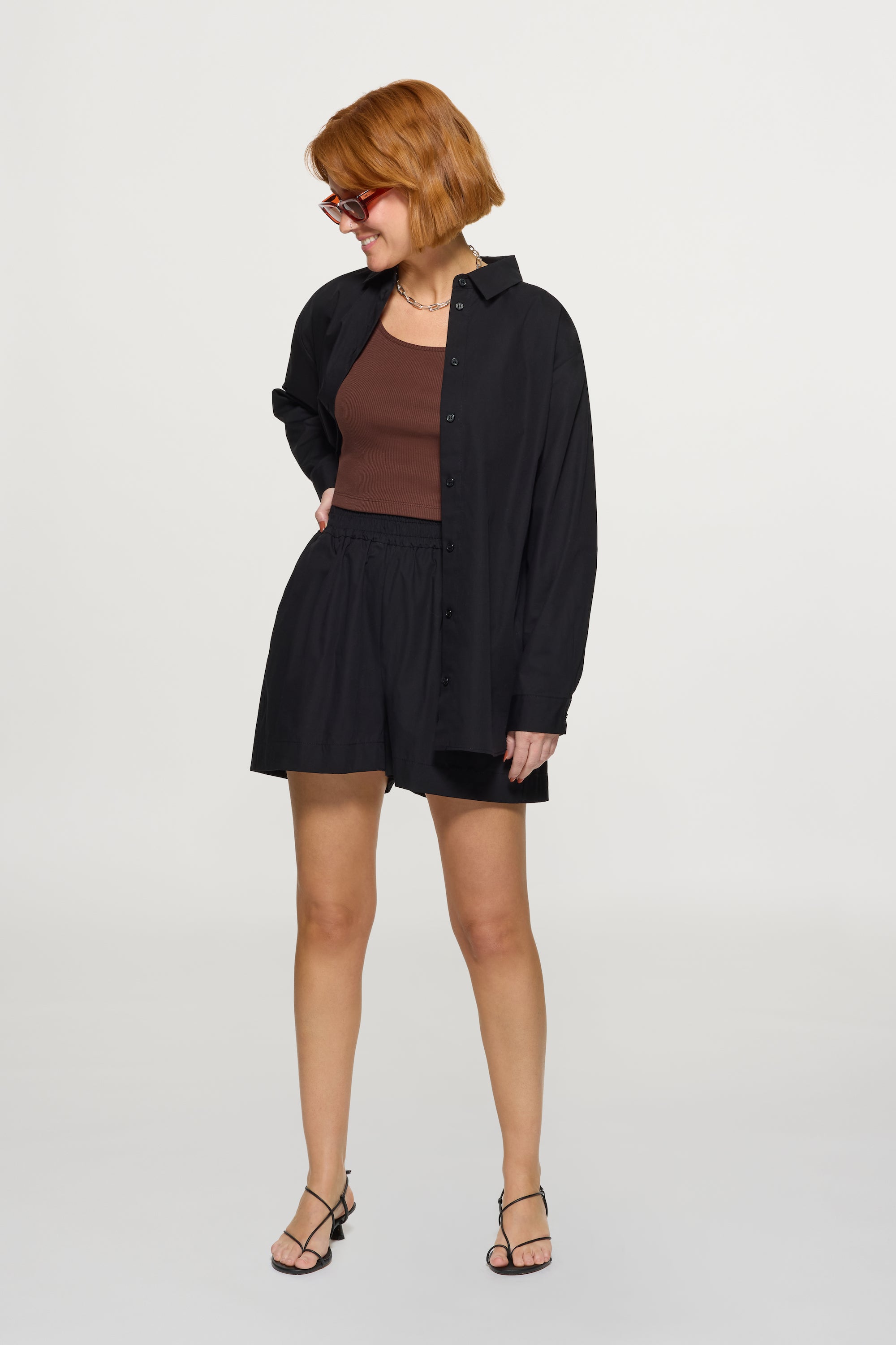 Jane Organic Cotton Shorts Black
