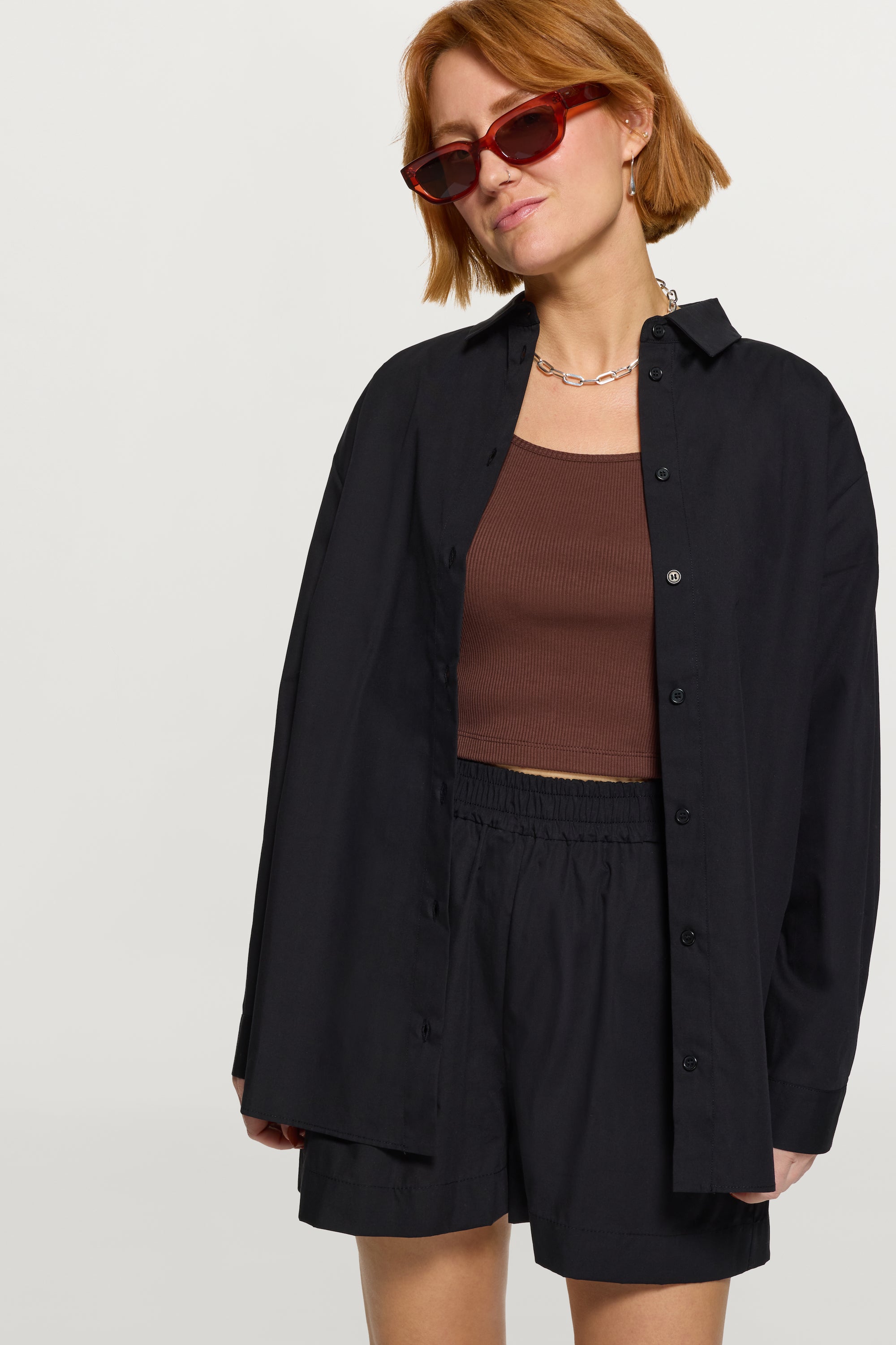 Jane Organic Cotton Shorts Black