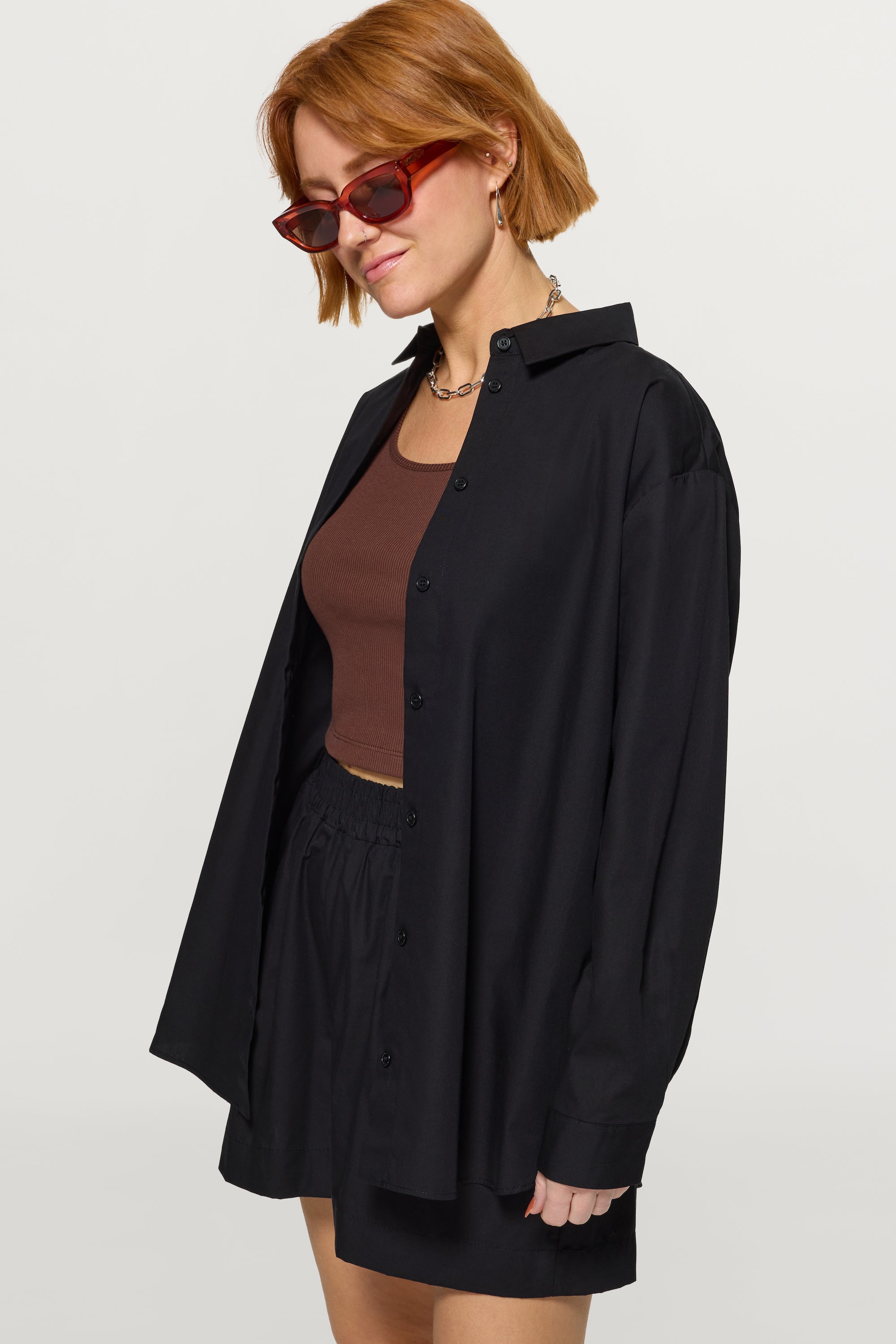 Jane Organic Cotton Shirt Black