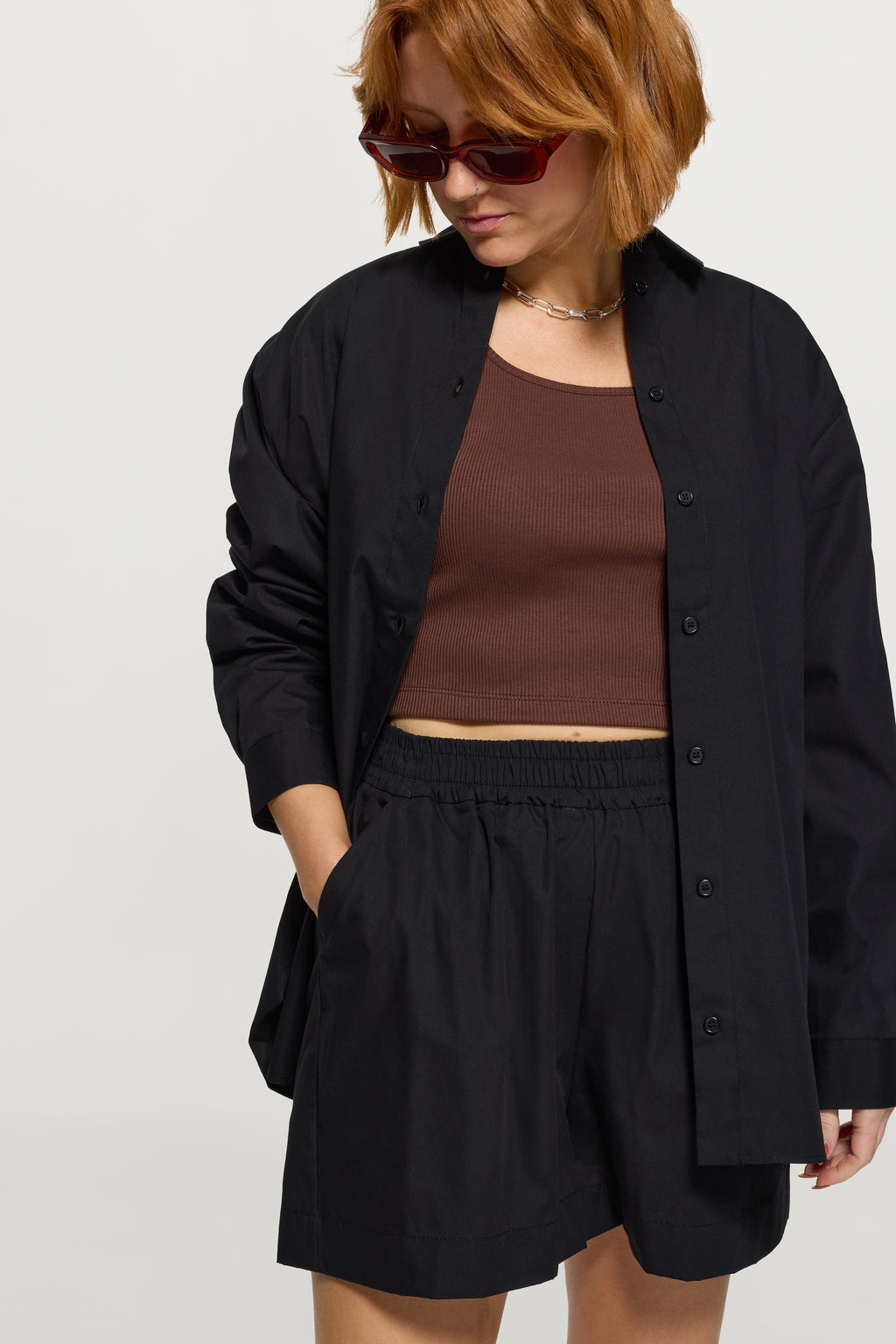 Jane Organic Cotton Shorts Black