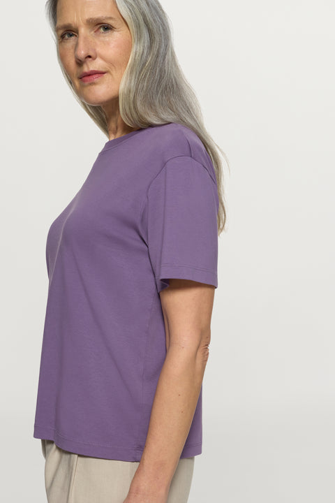 Basic Heavyweight T-Shirt Vintage Purple
