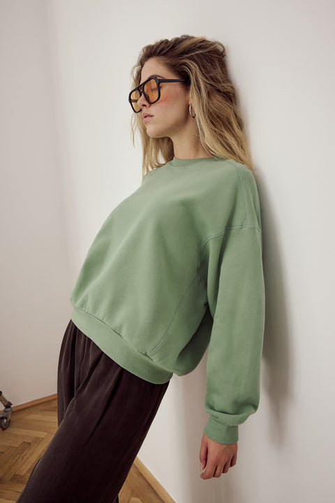 Otto Sweatshirt Sage Green