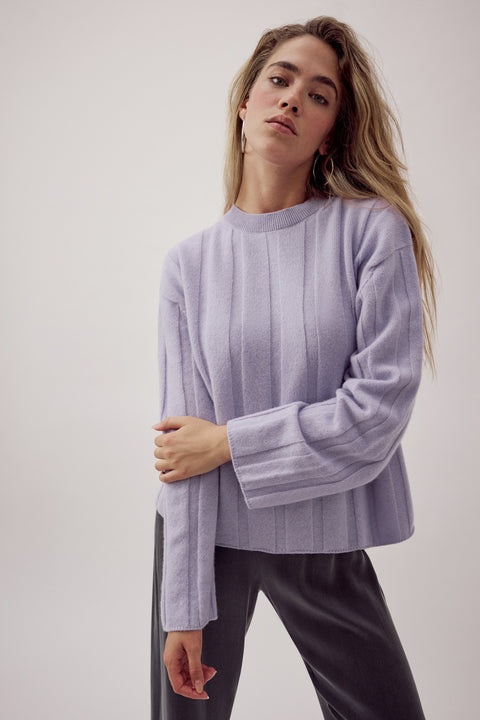 Nadine Recycled Wool Jumper Periwinkle