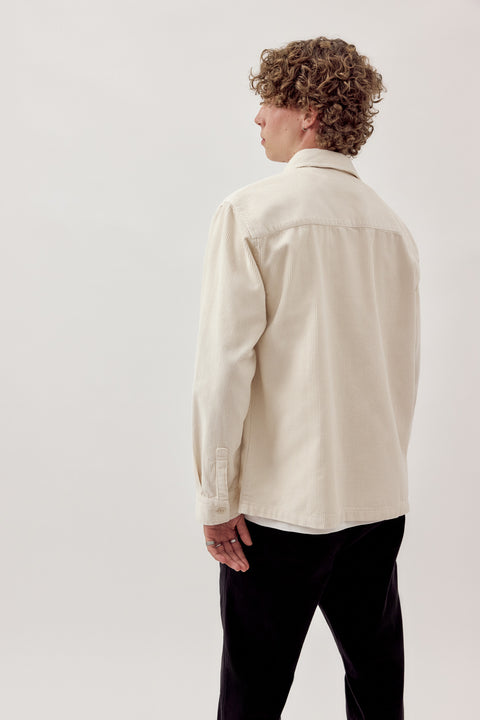 Ali Organic Cotton Overshirt Ecru