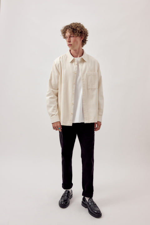 Ali Organic Cotton Overshirt Ecru