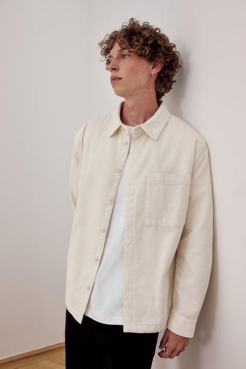 Ali Organic Cotton Overshirt Ecru