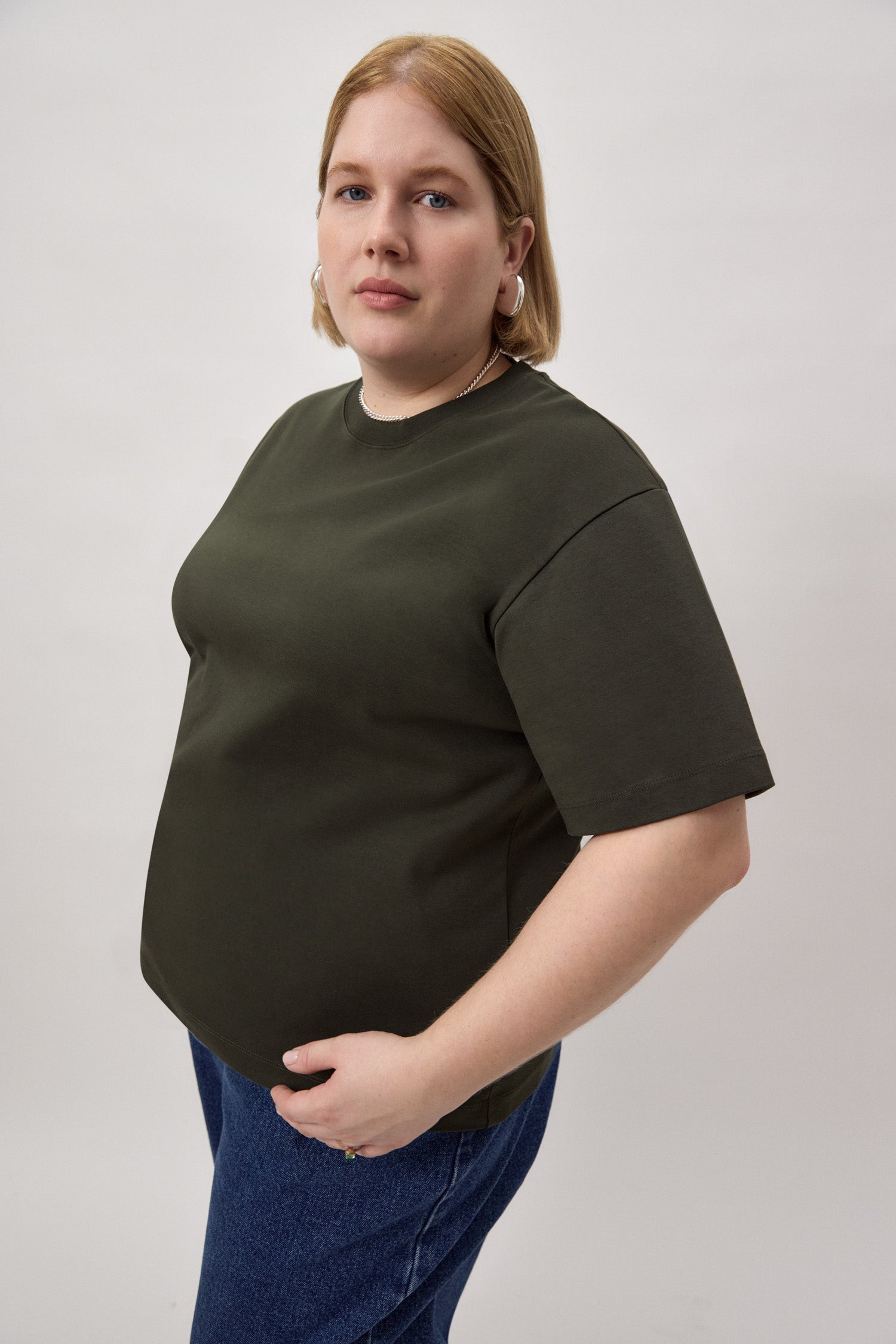 Basic Heavyweight T-Shirt Deep Moss