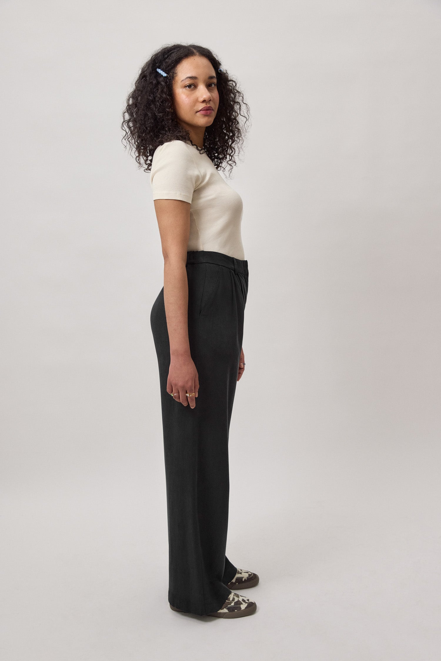 Harry Pants Cupro Black