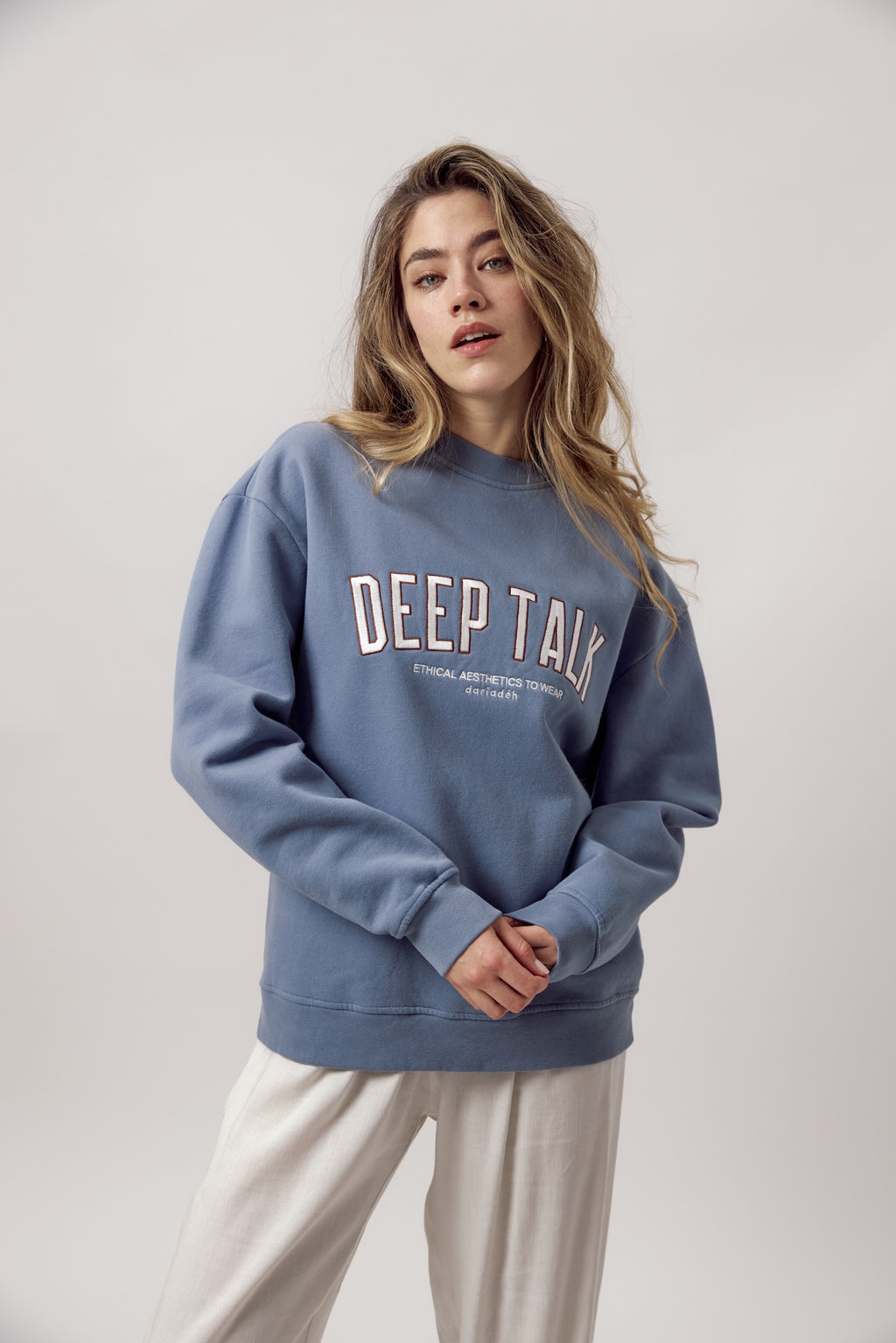 Ami Sweatshirt Slate Blue