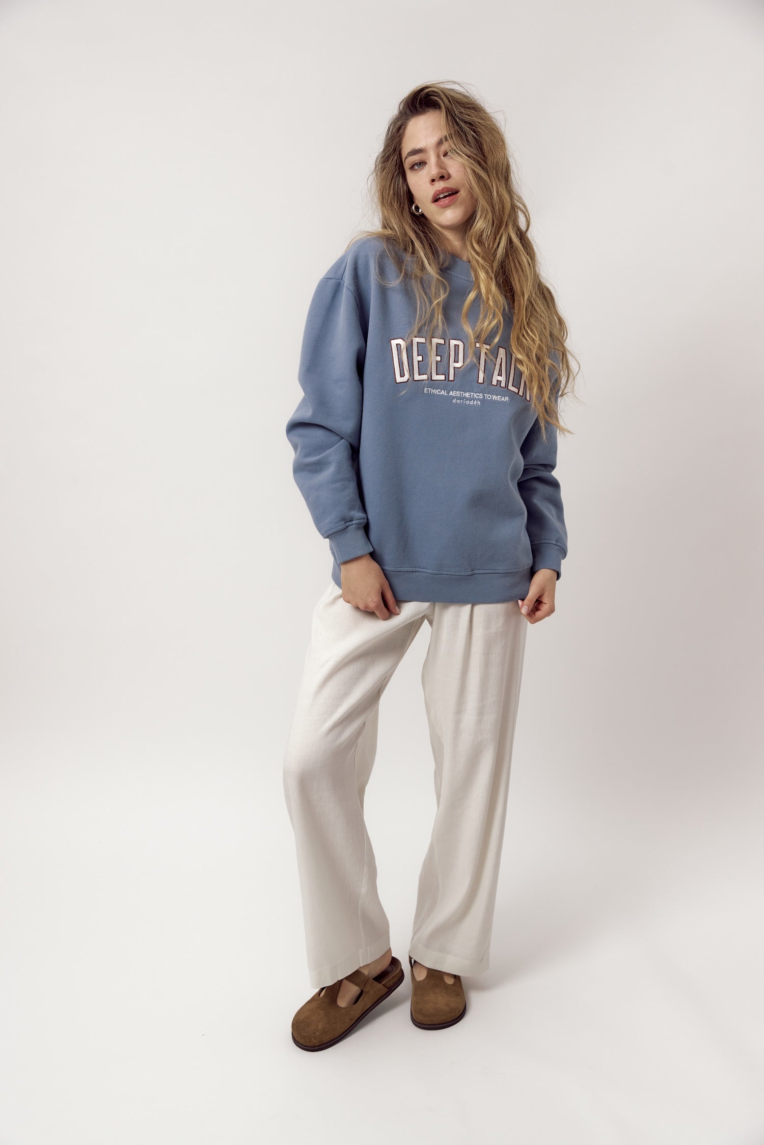 Ami Sweatshirt Slate Blue