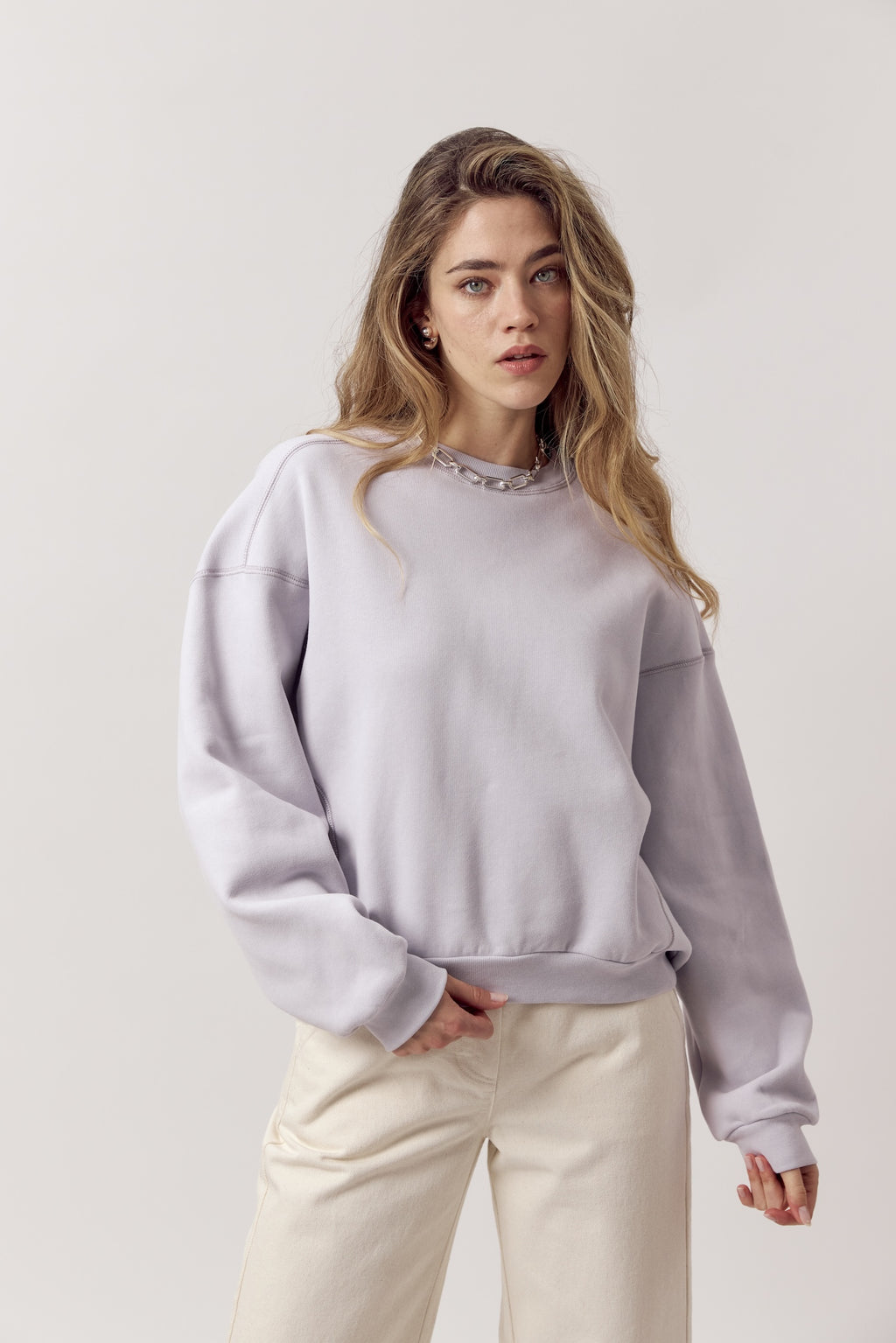 Signature Sweatshirt Muted Lilac