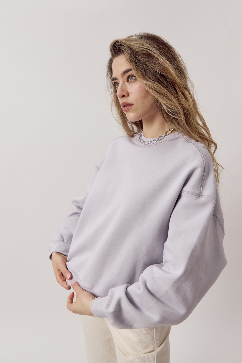 Signature Sweatshirt Muted Lilac