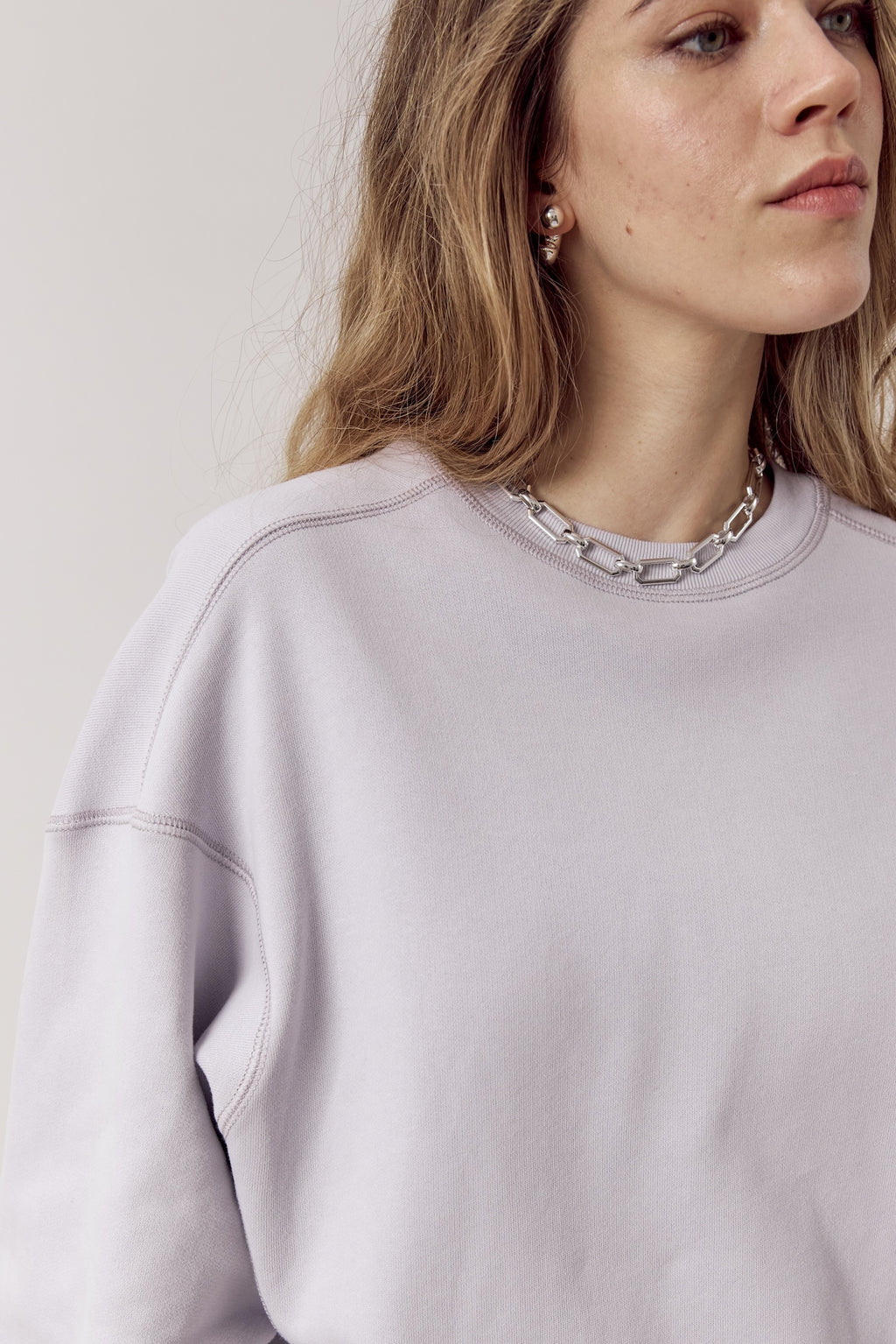 Signature Sweatshirt Muted Lilac
