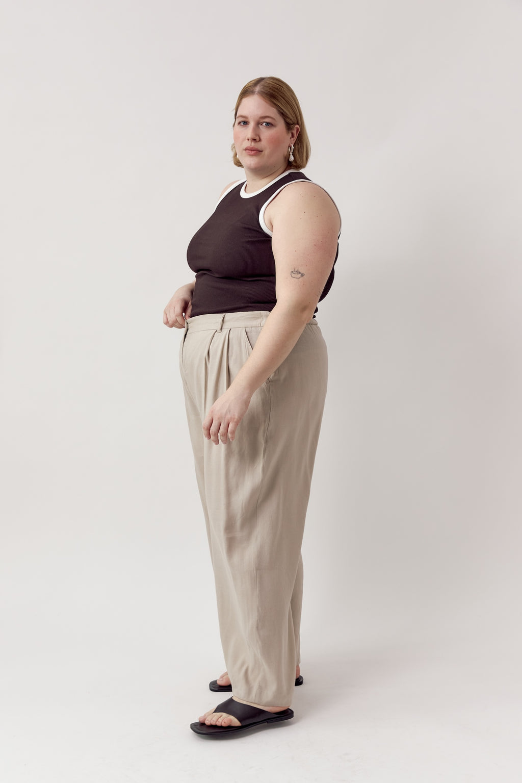 Larry Linen Pants Sand