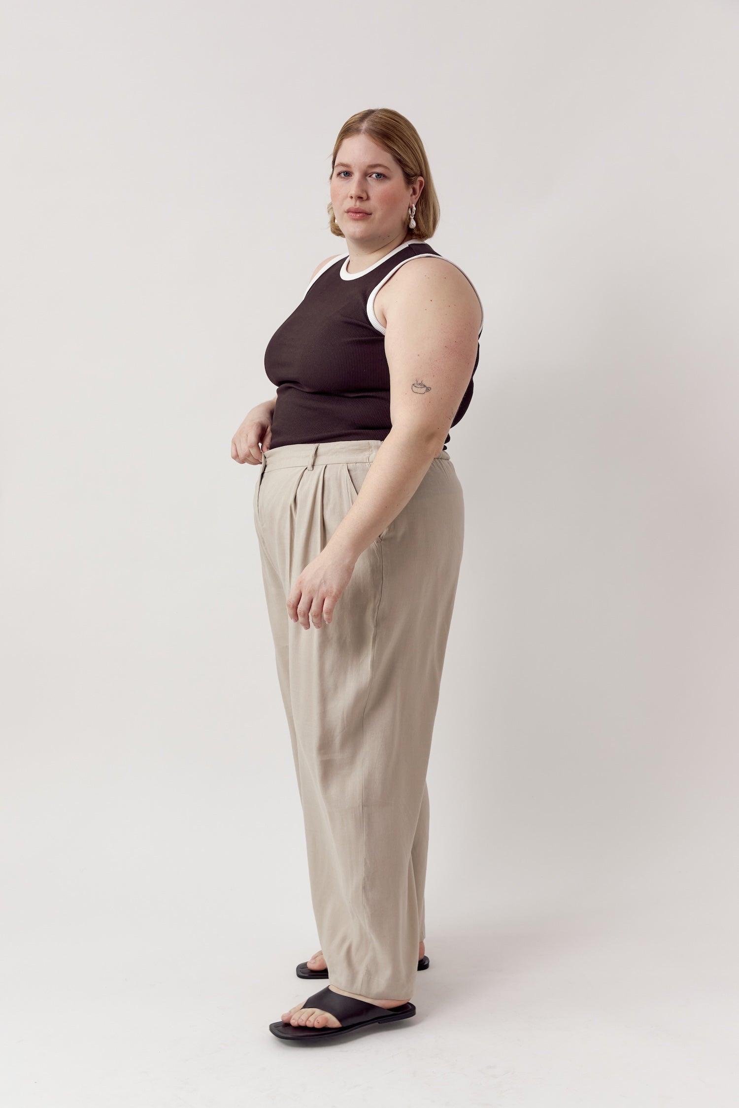 Larry Linen Pants Sand