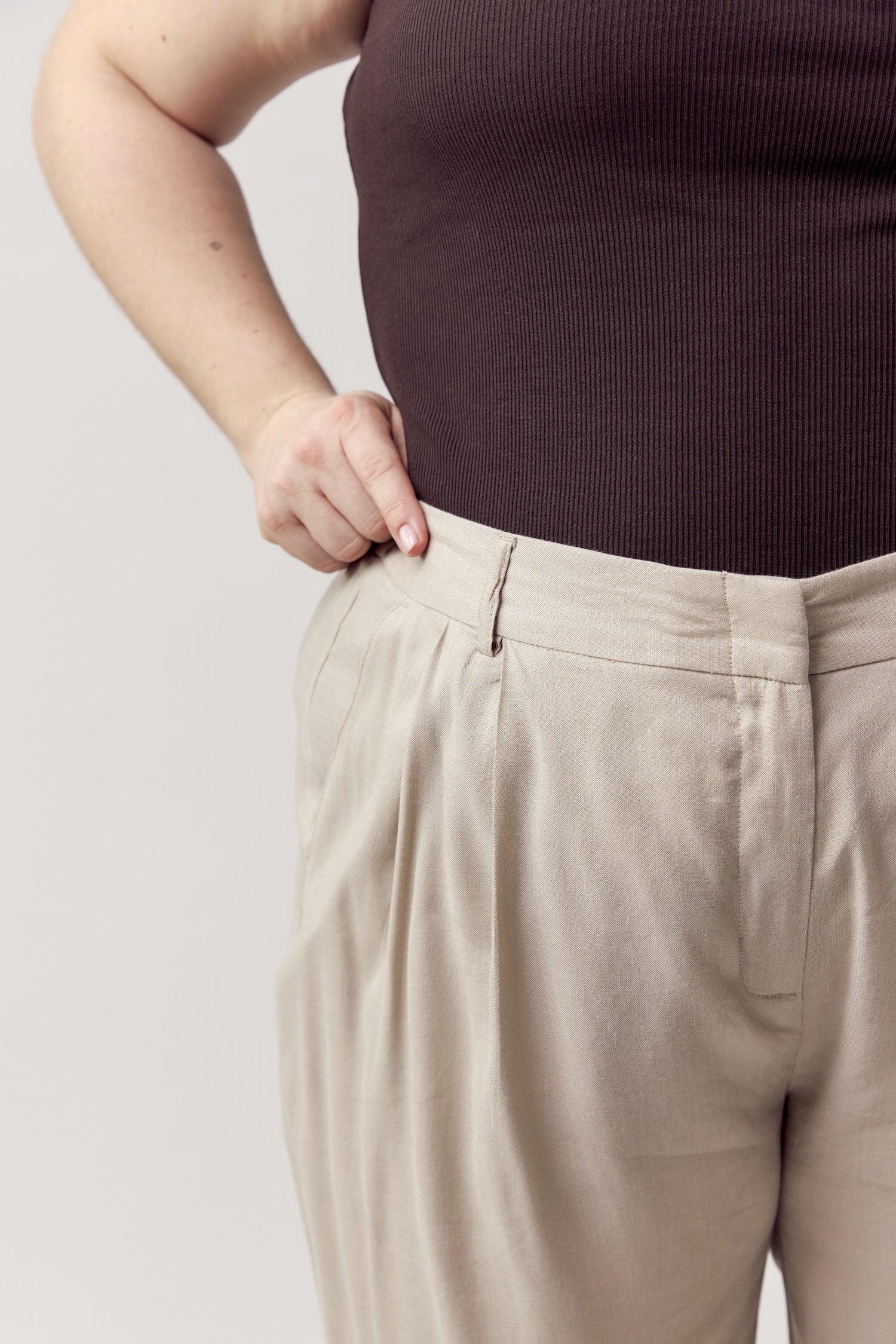 Larry Linen Pants Sand