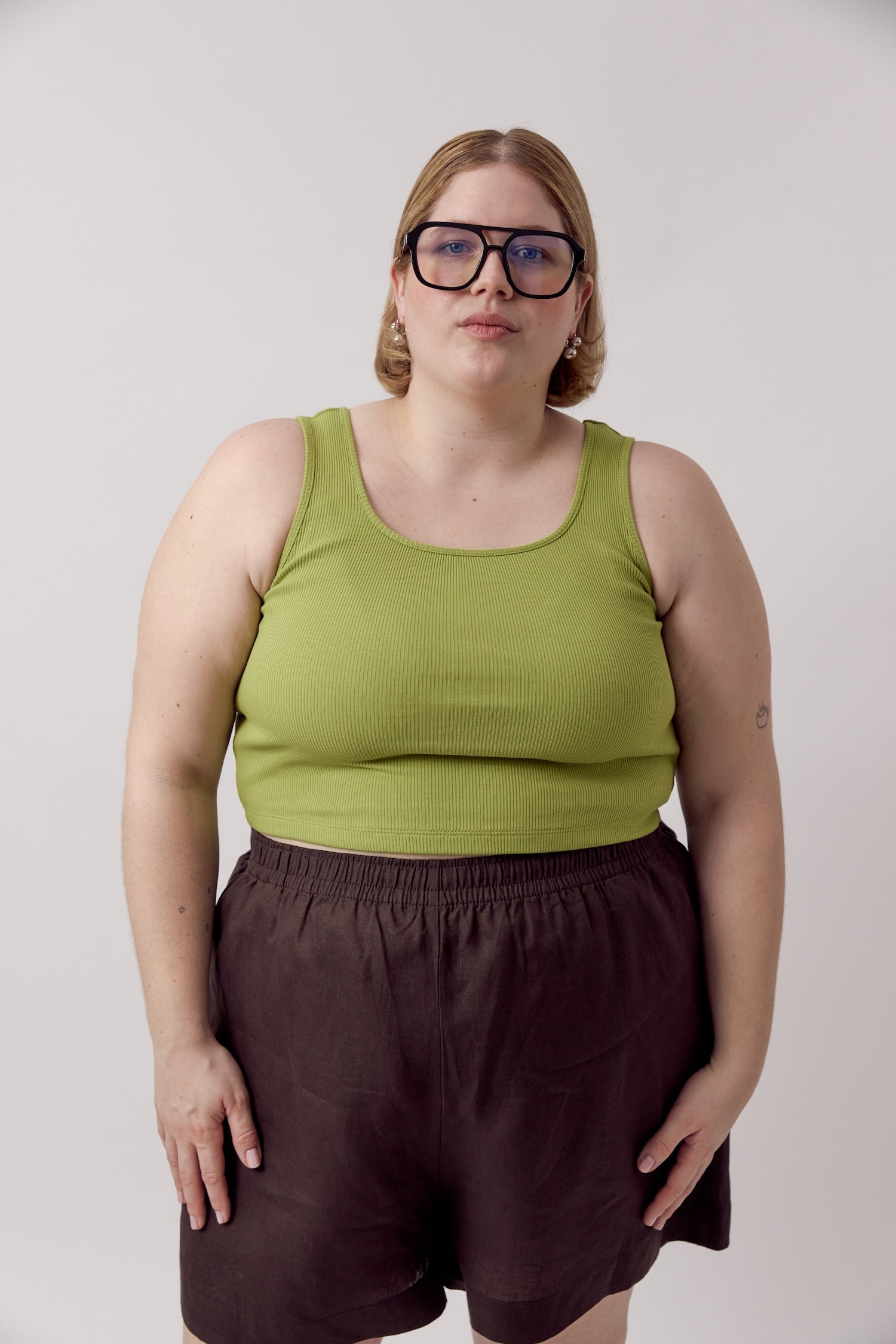 Jane Linen Shorts Cocoa