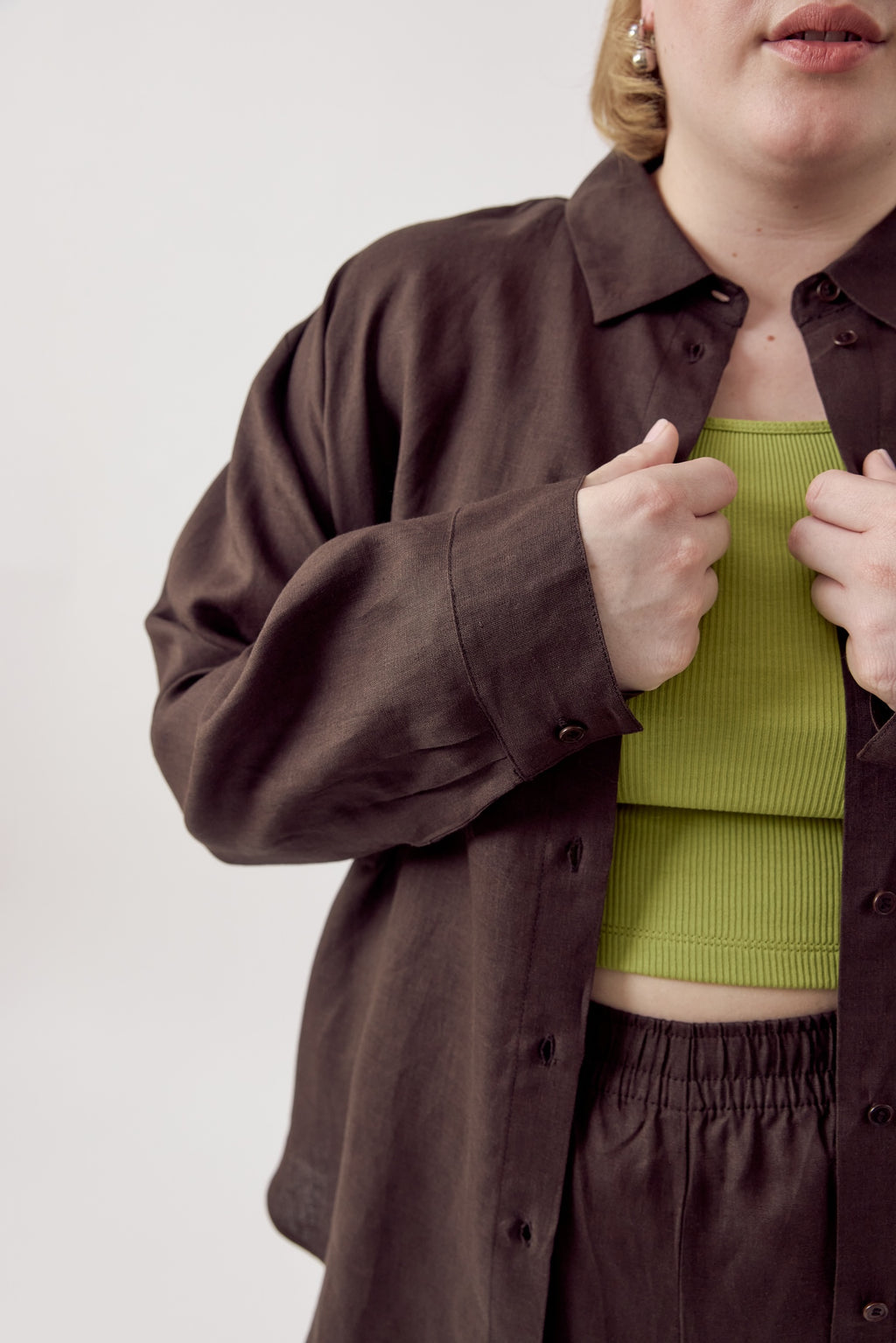 Jane Linen Shirt Cocoa