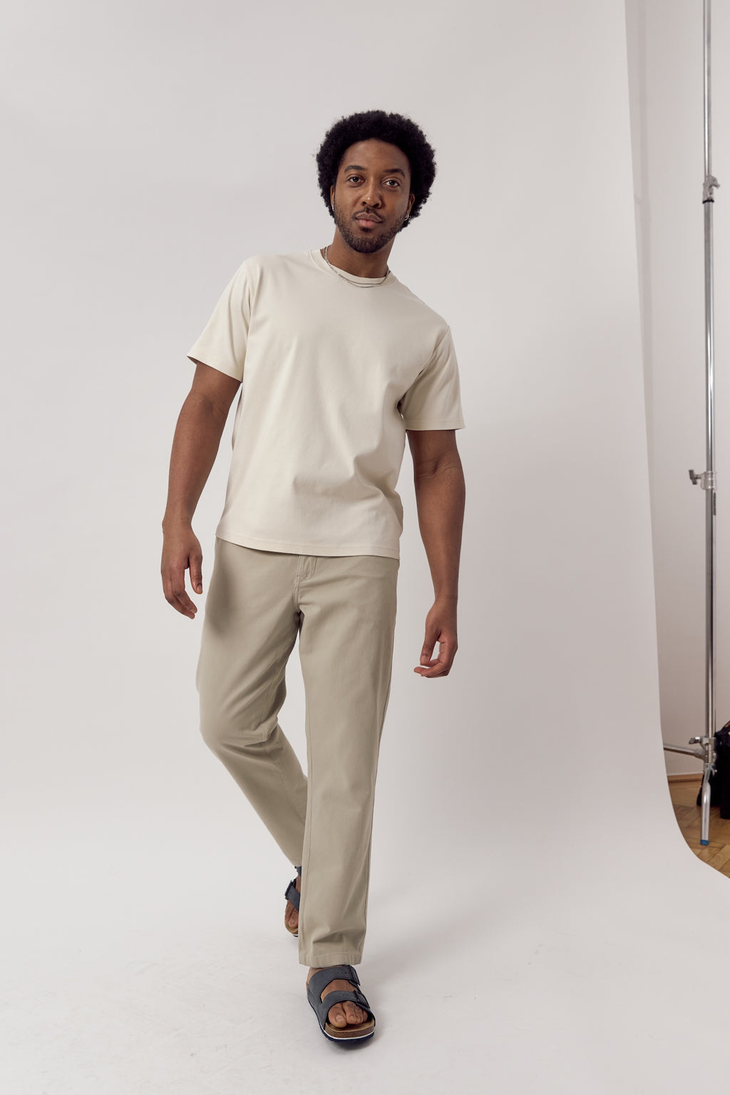 Feli Organic Cotton Heavyweight T-Shirt Seashell