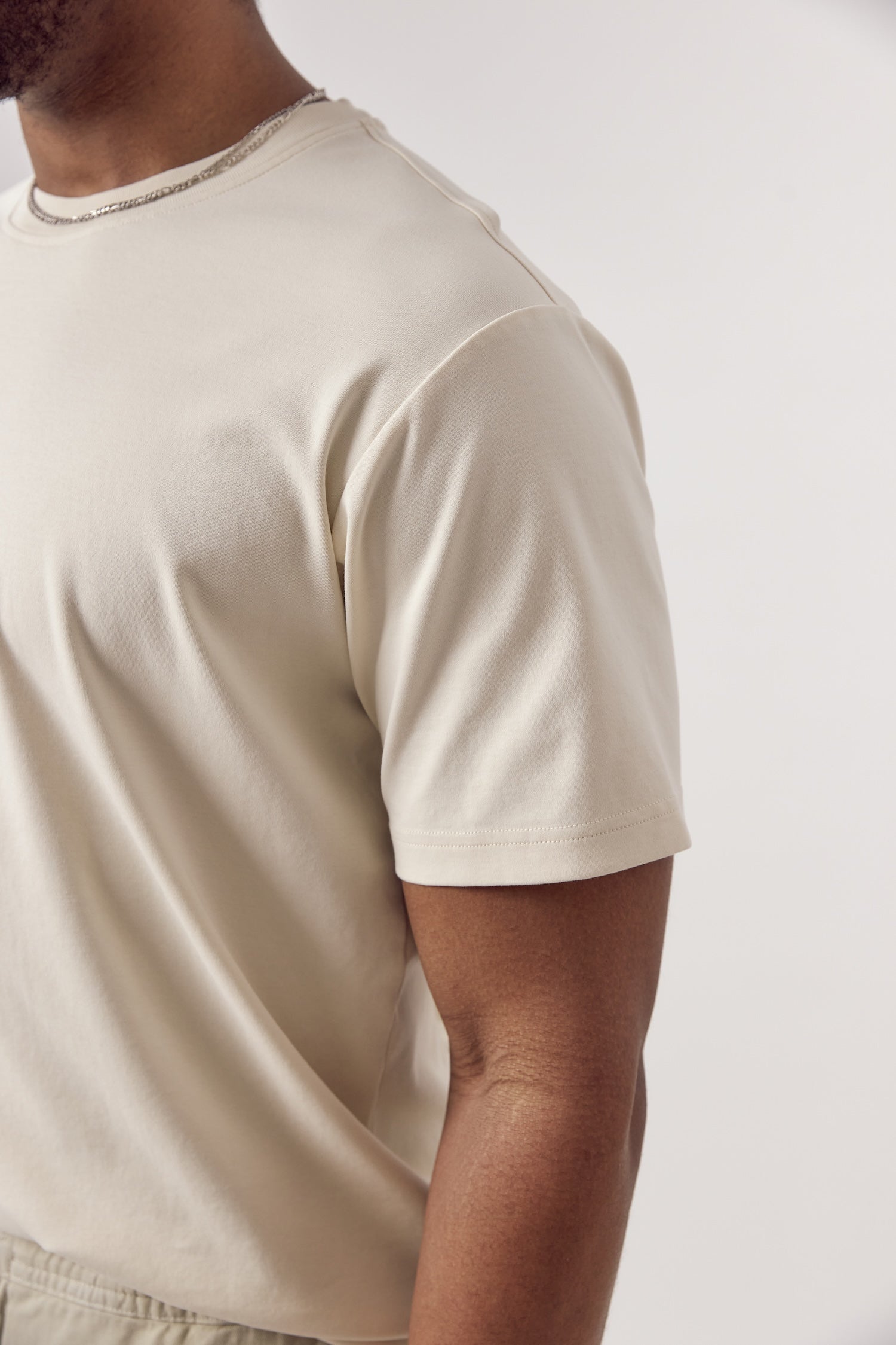 Feli Organic Cotton Heavyweight T-Shirt Seashell