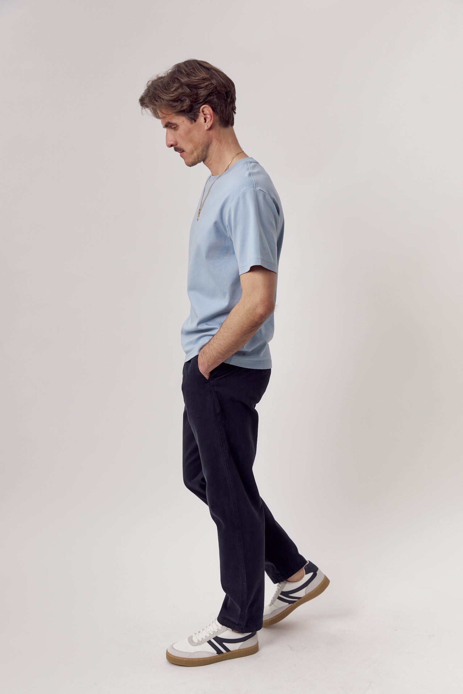 Arman Organic Cotton Pants Dark Blue