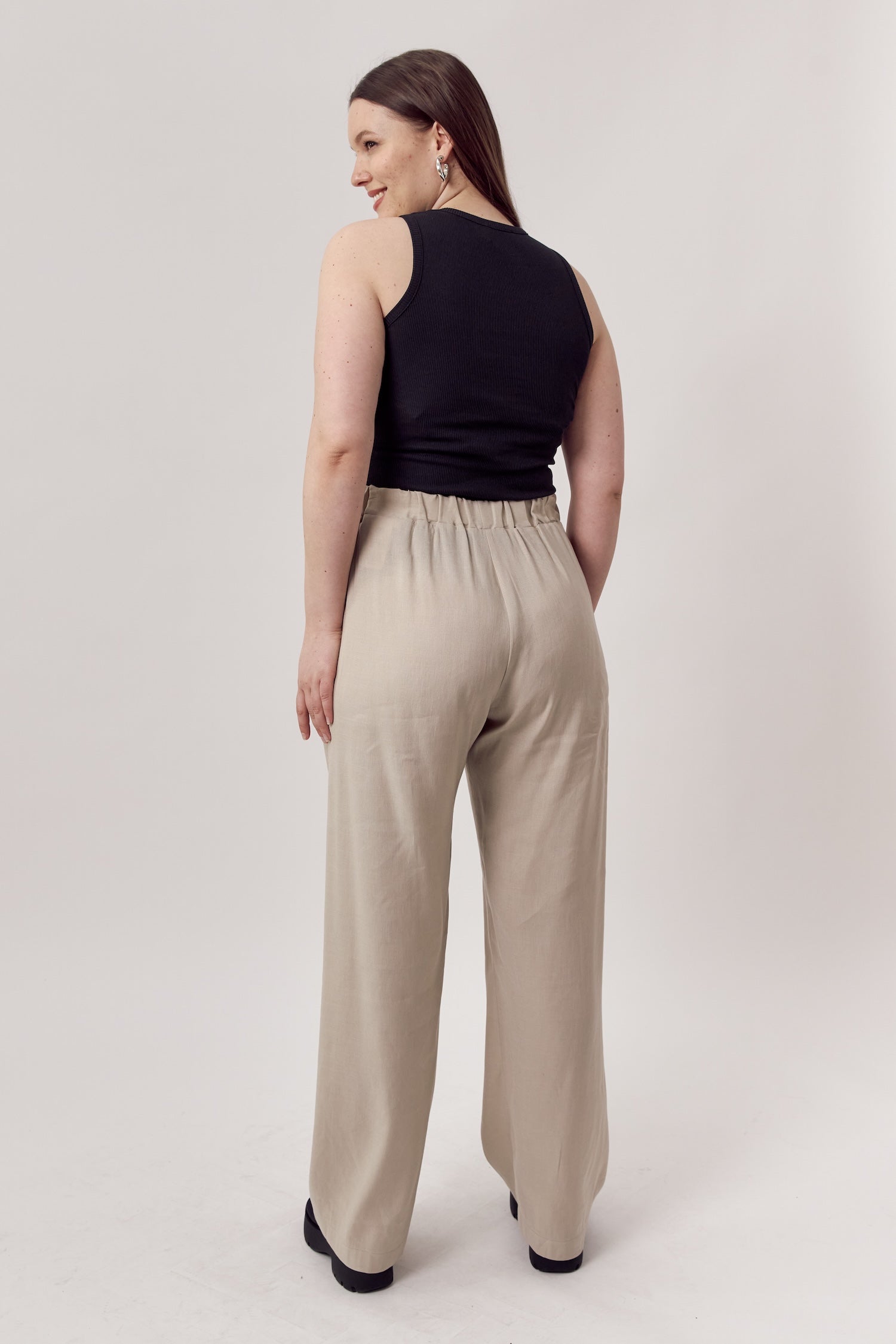 Ella Linen Pants Sand