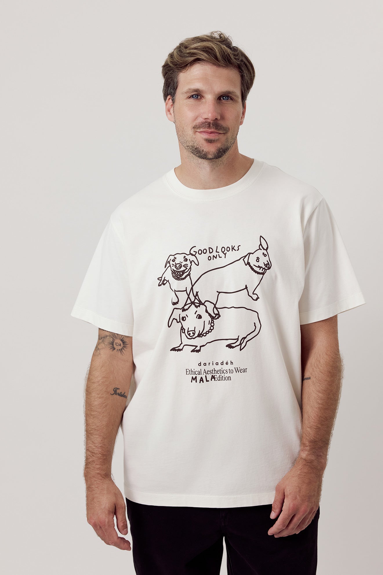 Mala Organic Cotton T-Shirt Ecru