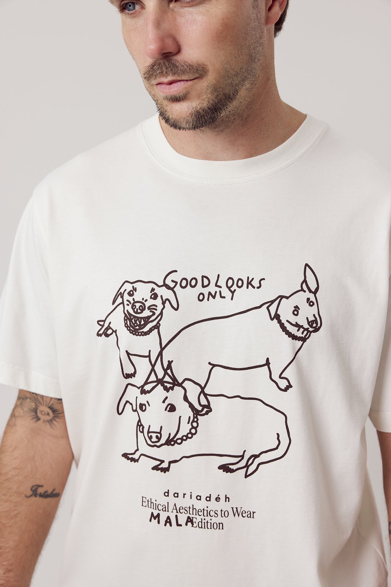 Mala Organic Cotton T-Shirt Ecru