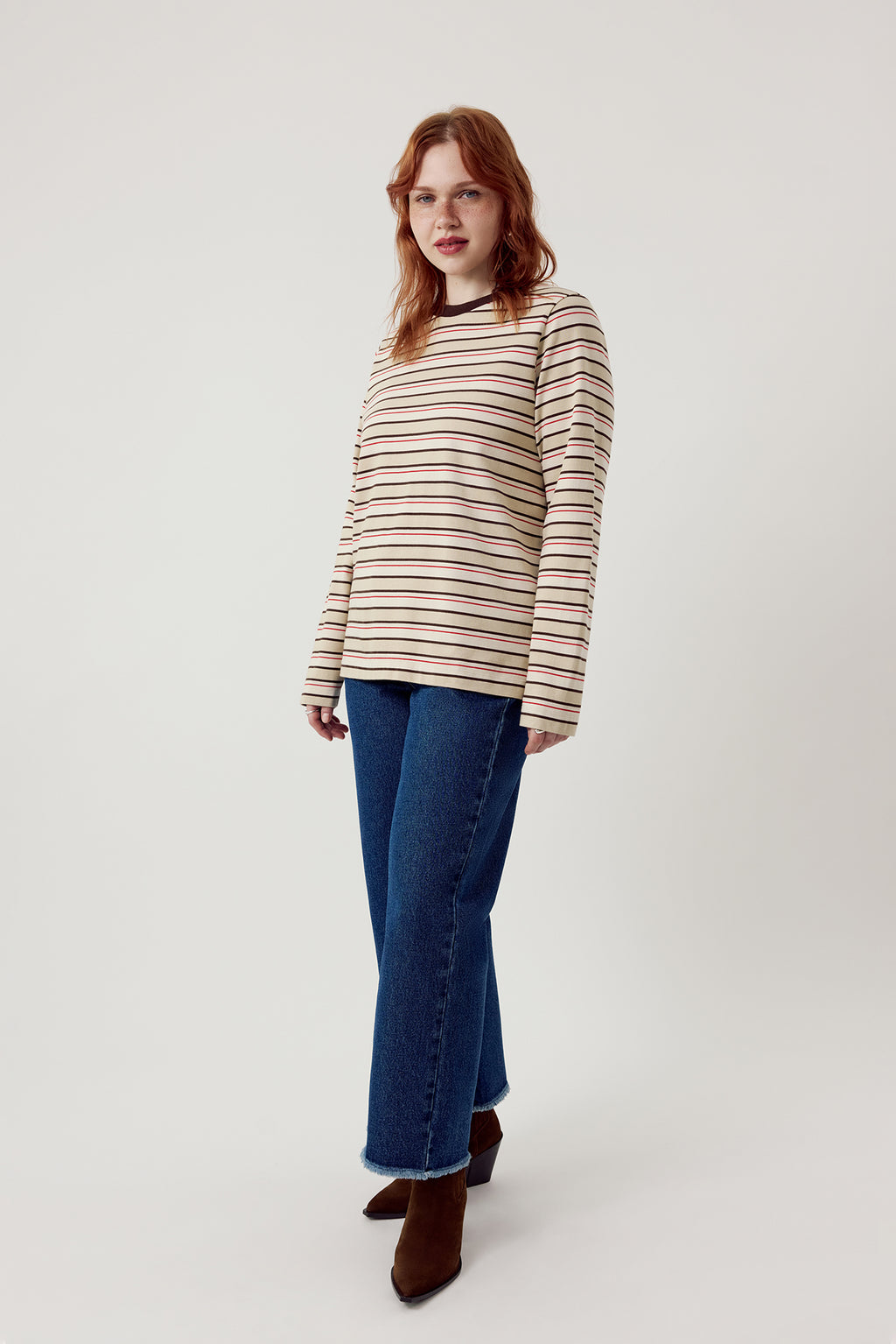 Rana Striped Longsleeve Striped Chai