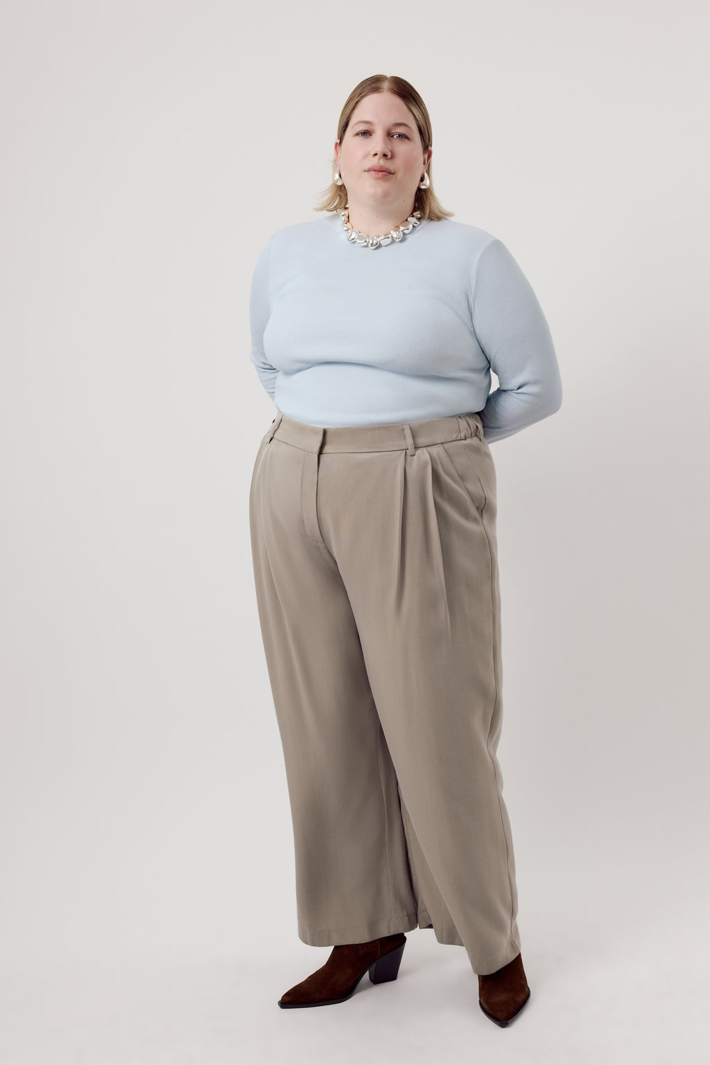 Harry Pants Cupro Fog