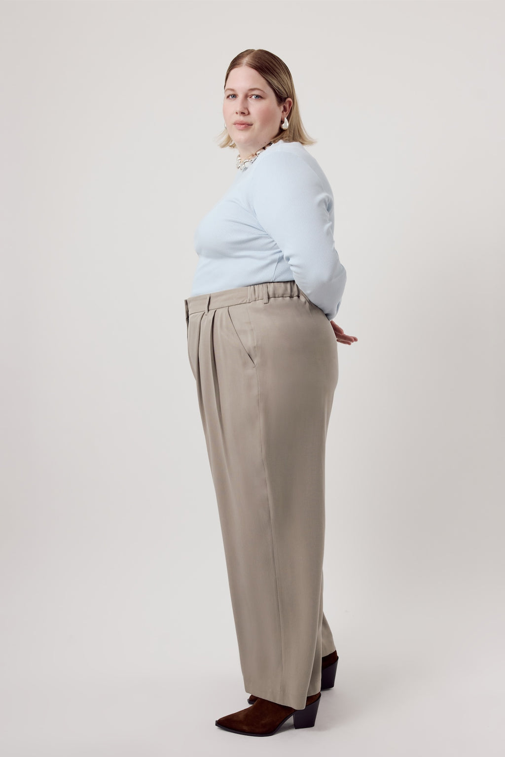 Harry Pants Cupro Fog