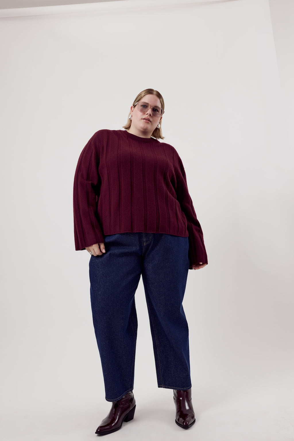 Nadine Recycled Wool Jumper Amarena