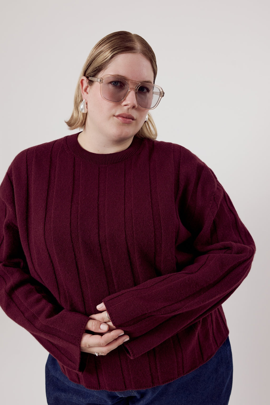 Nadine Recycled Wool Jumper Amarena