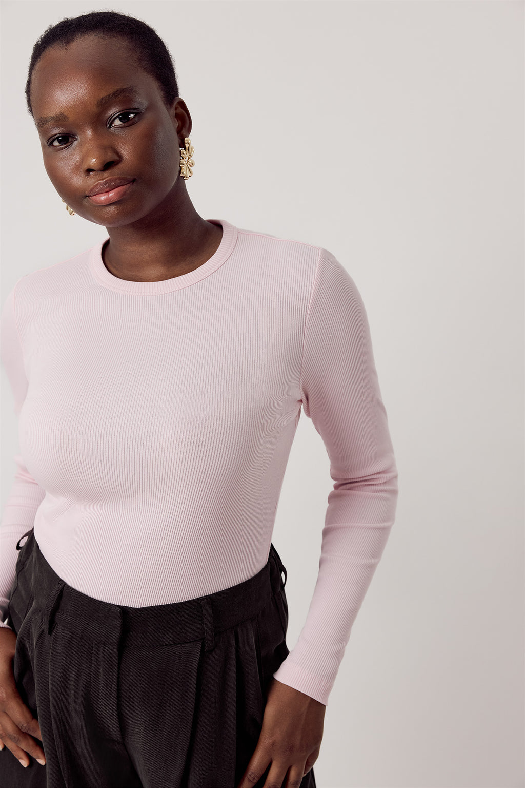 Leonie Rib Longsleeve Candy