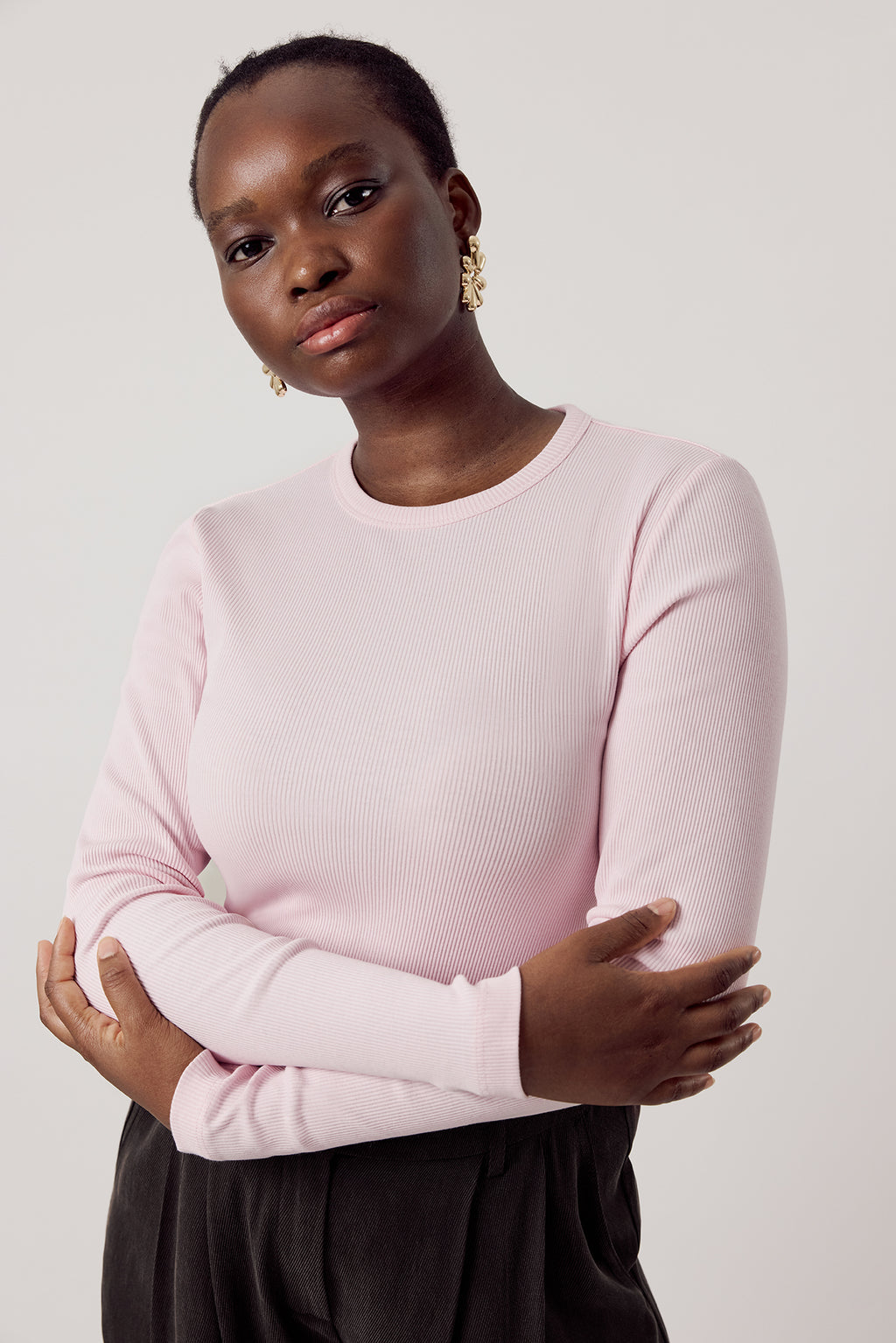 Leonie Rib Longsleeve Candy