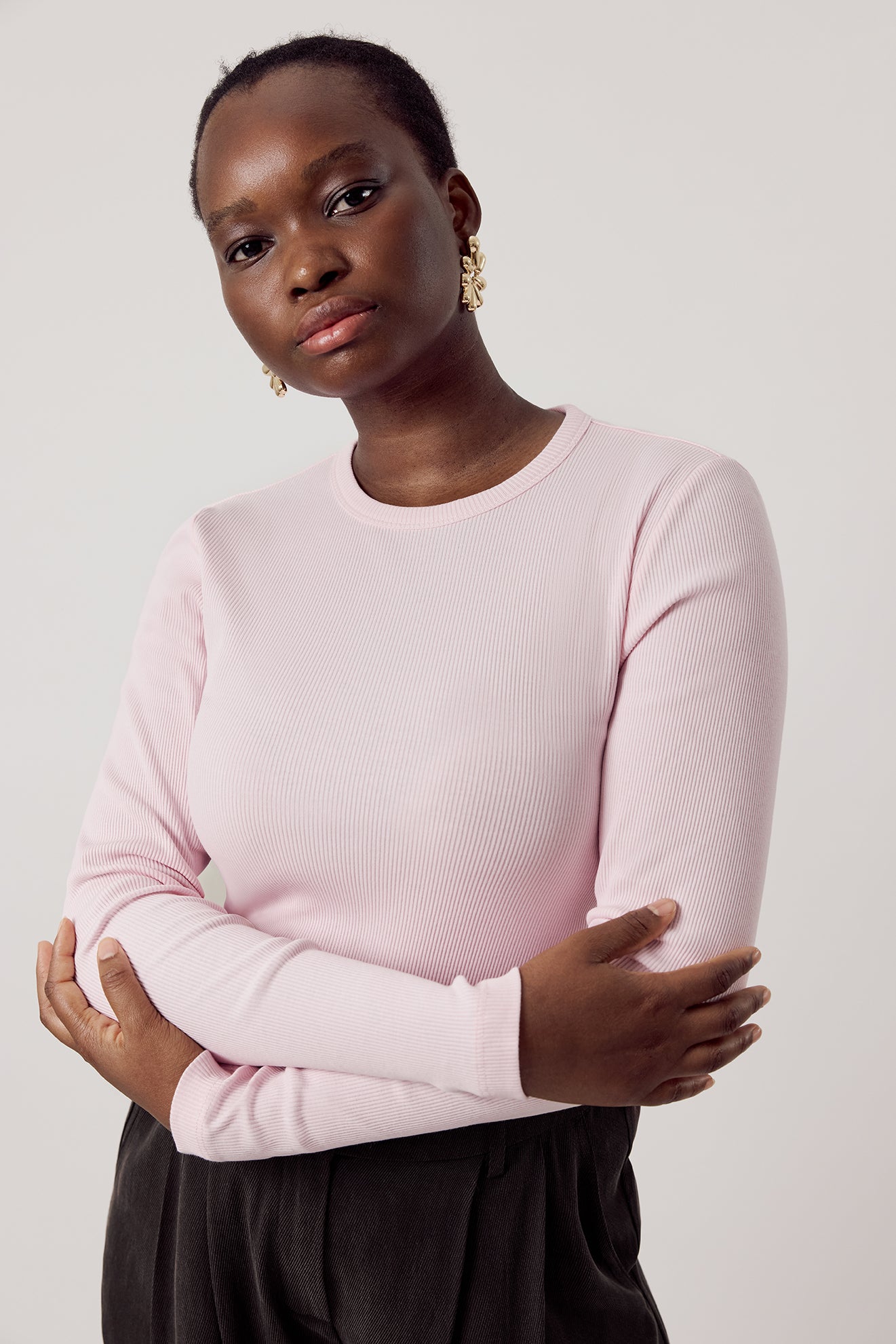 Leonie Rib Longsleeve Candy