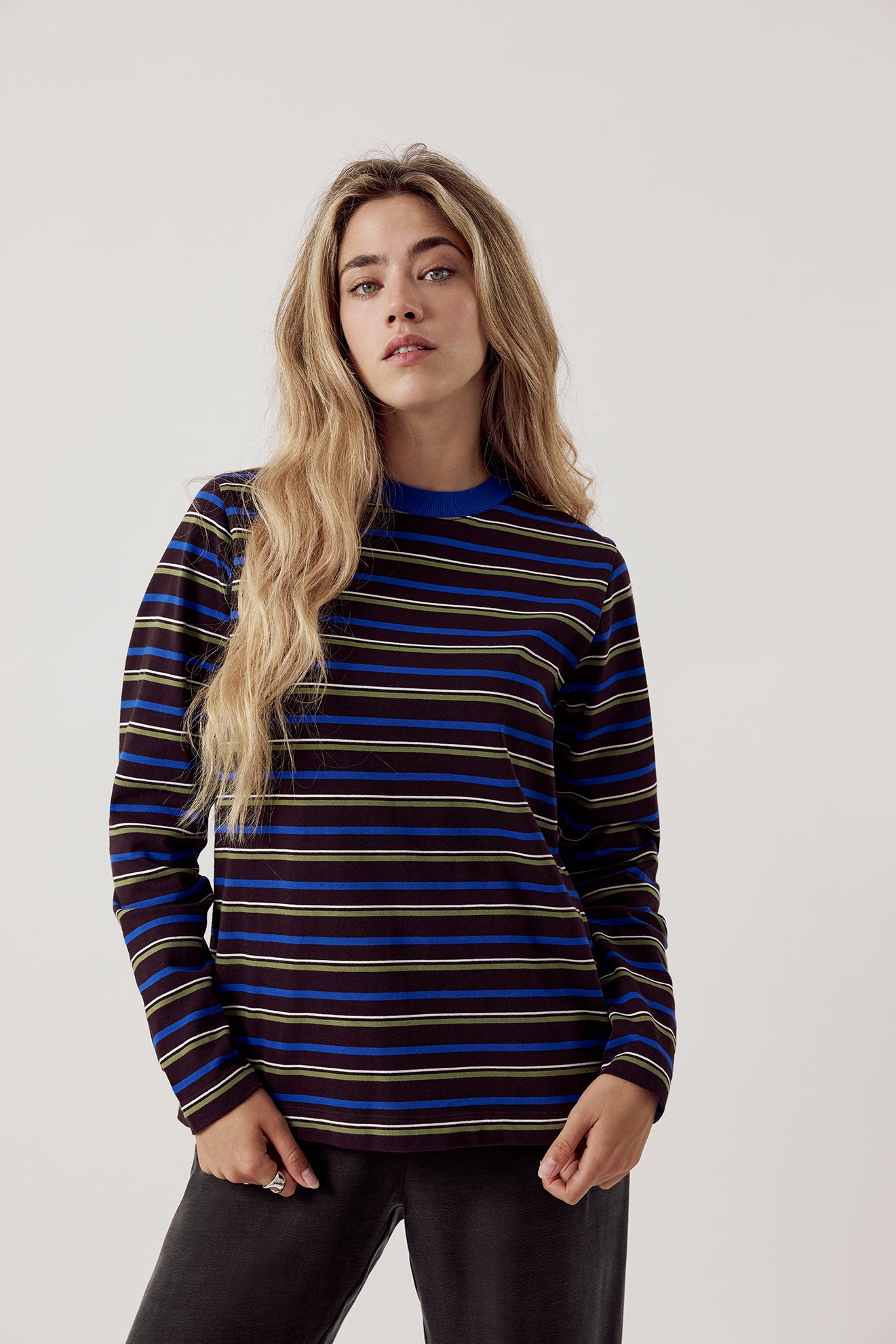 Rana Striped Longsleeve Striped Night