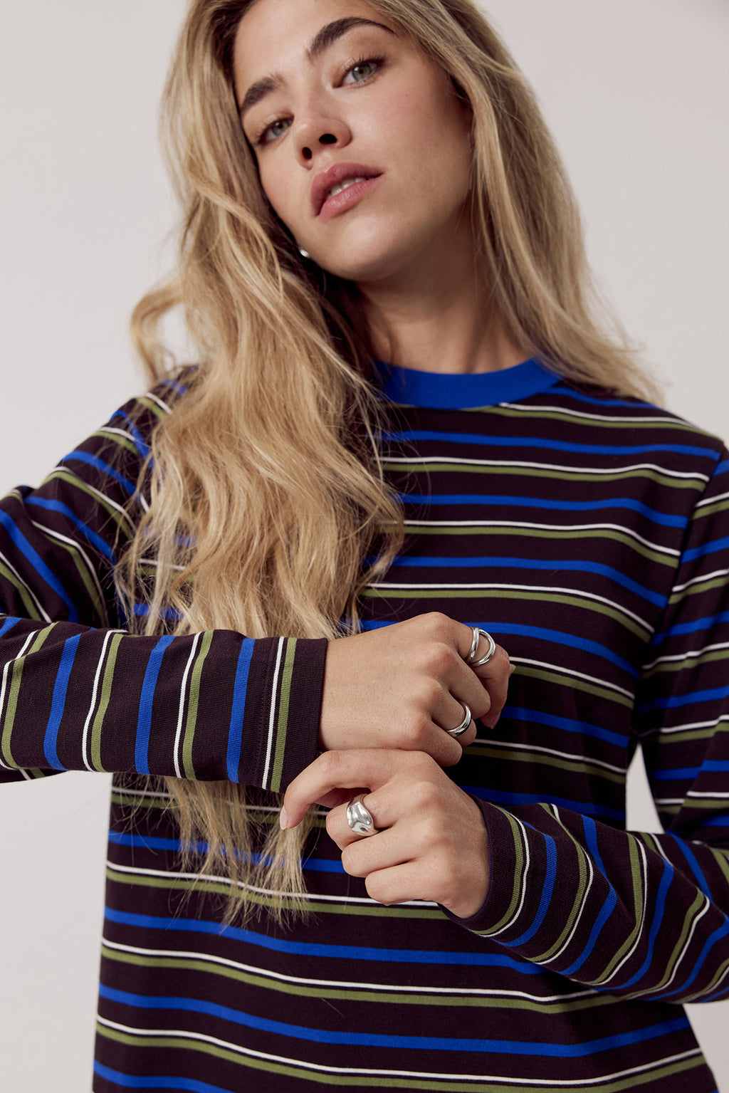 Rana Striped Longsleeve Striped Night