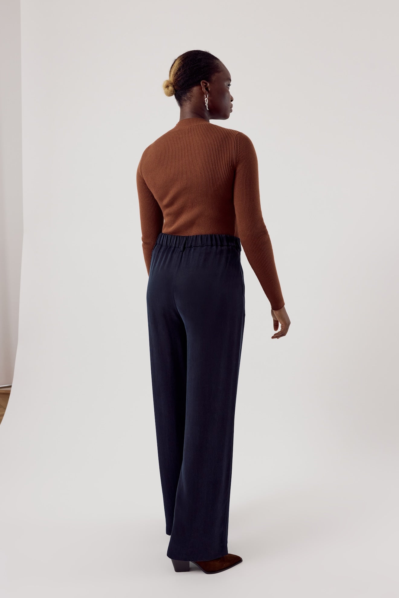 Harry Pants Cupro Dark Navy