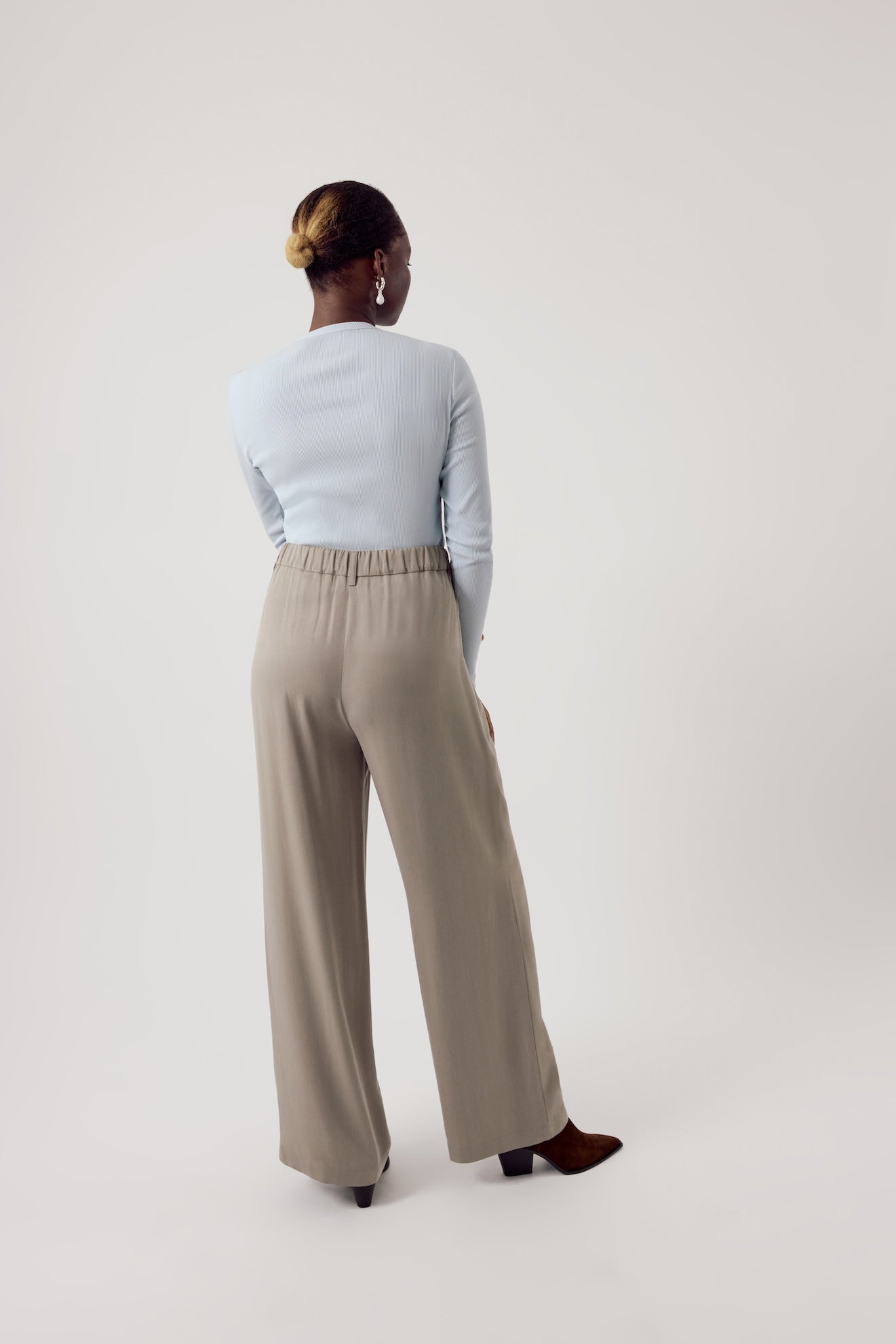 Harry Pants Cupro Fog