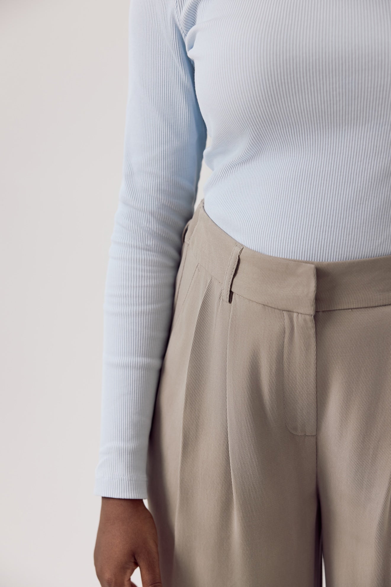 Harry Pants Cupro Fog