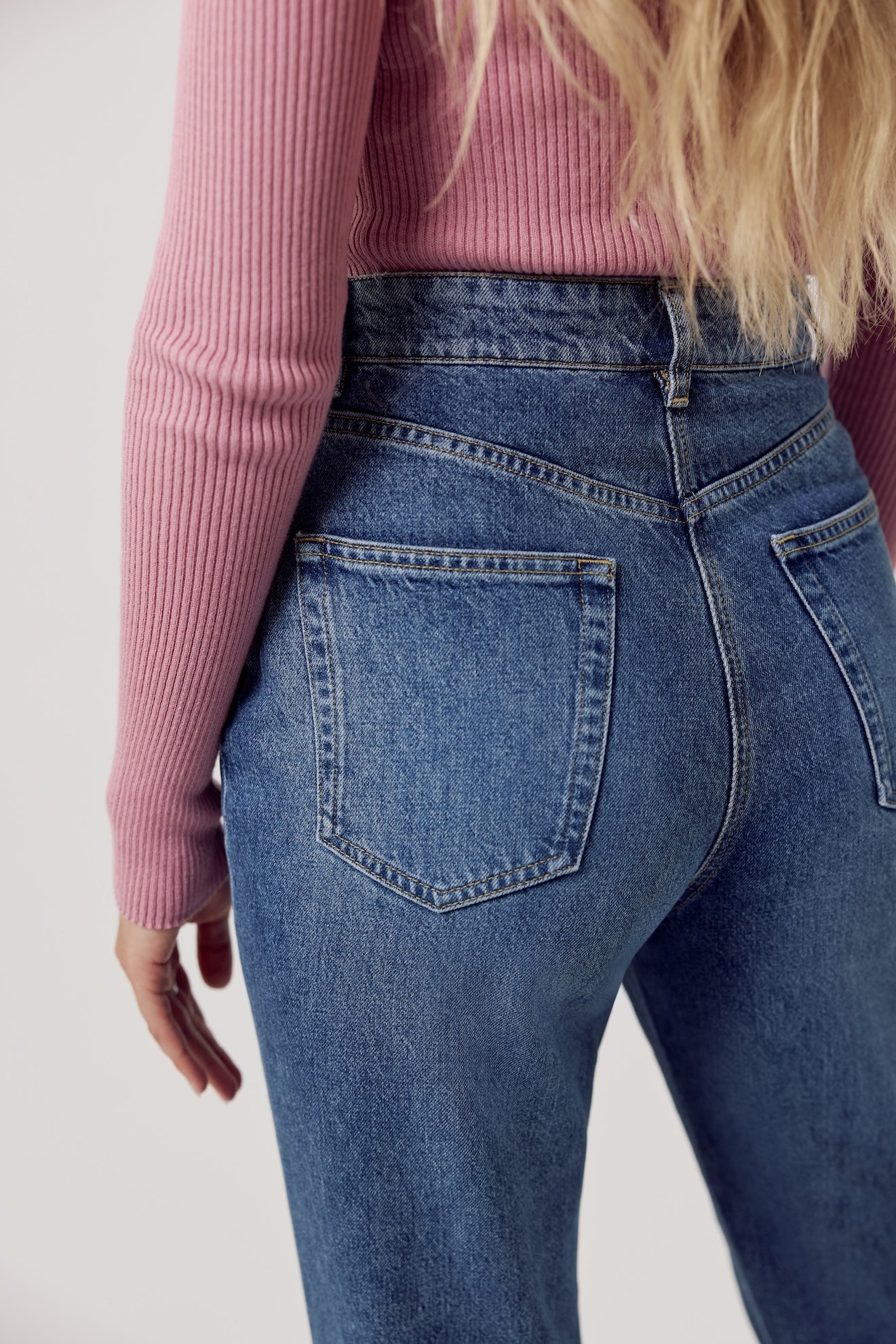 Basic Straight Leg Jeans Recycled Cotton