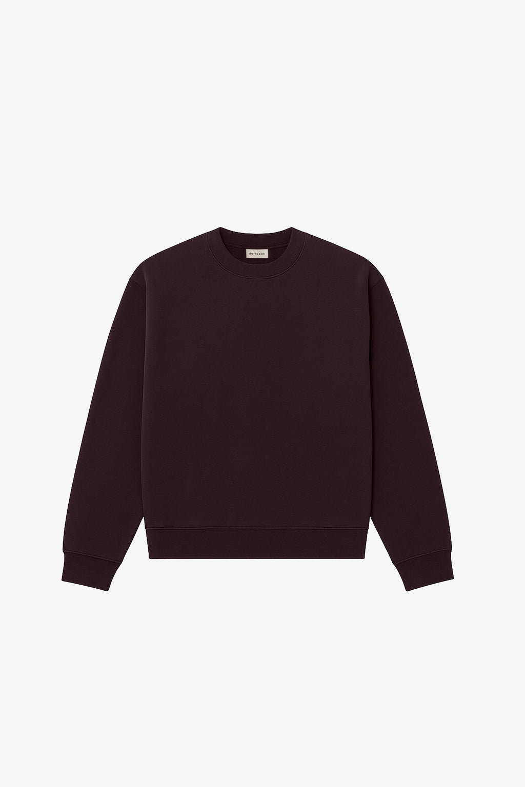 Chris Organic Cotton Sweatshirt Dark Chocolate