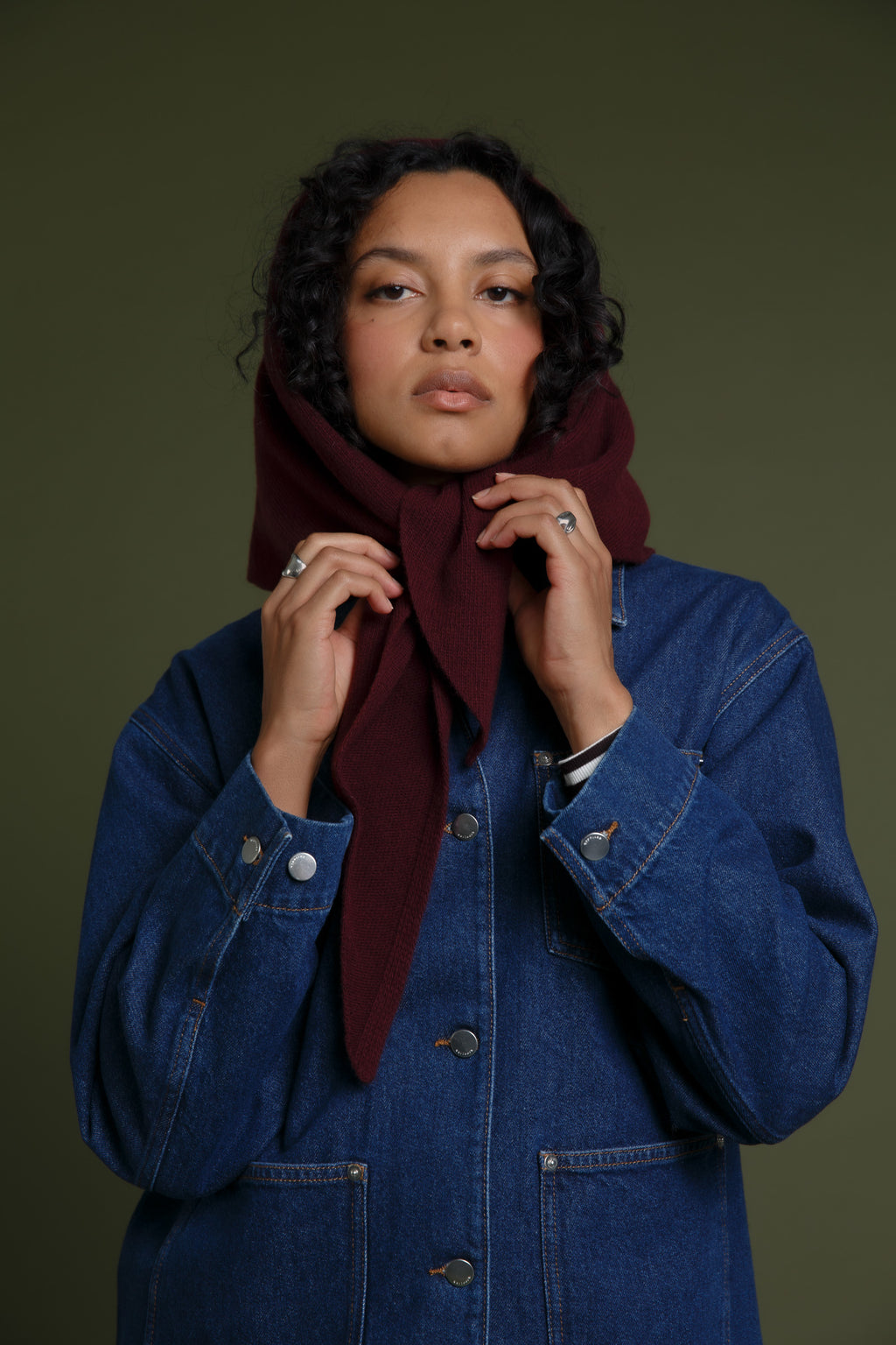 Gira Triangle Scarf Large Amarena