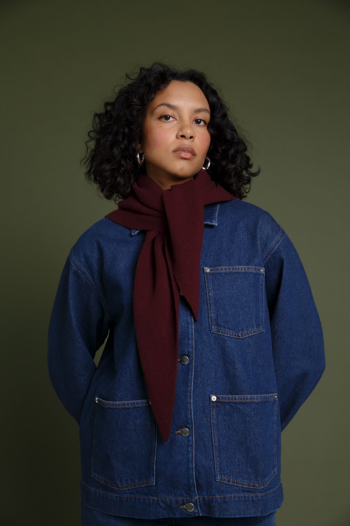 Gira Triangle Scarf Large Amarena