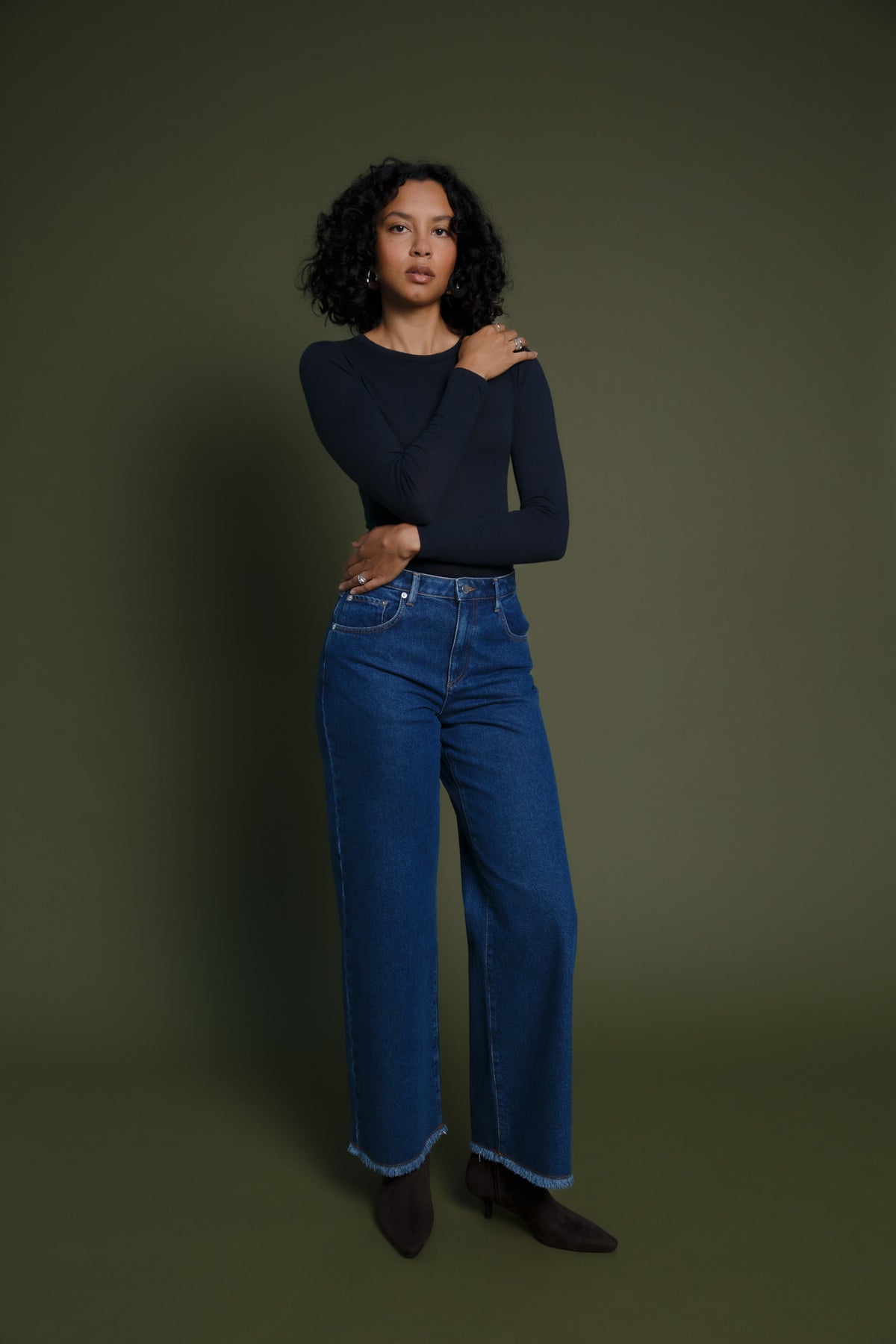 Milo Wool Jersey Longsleeve Dark Navy