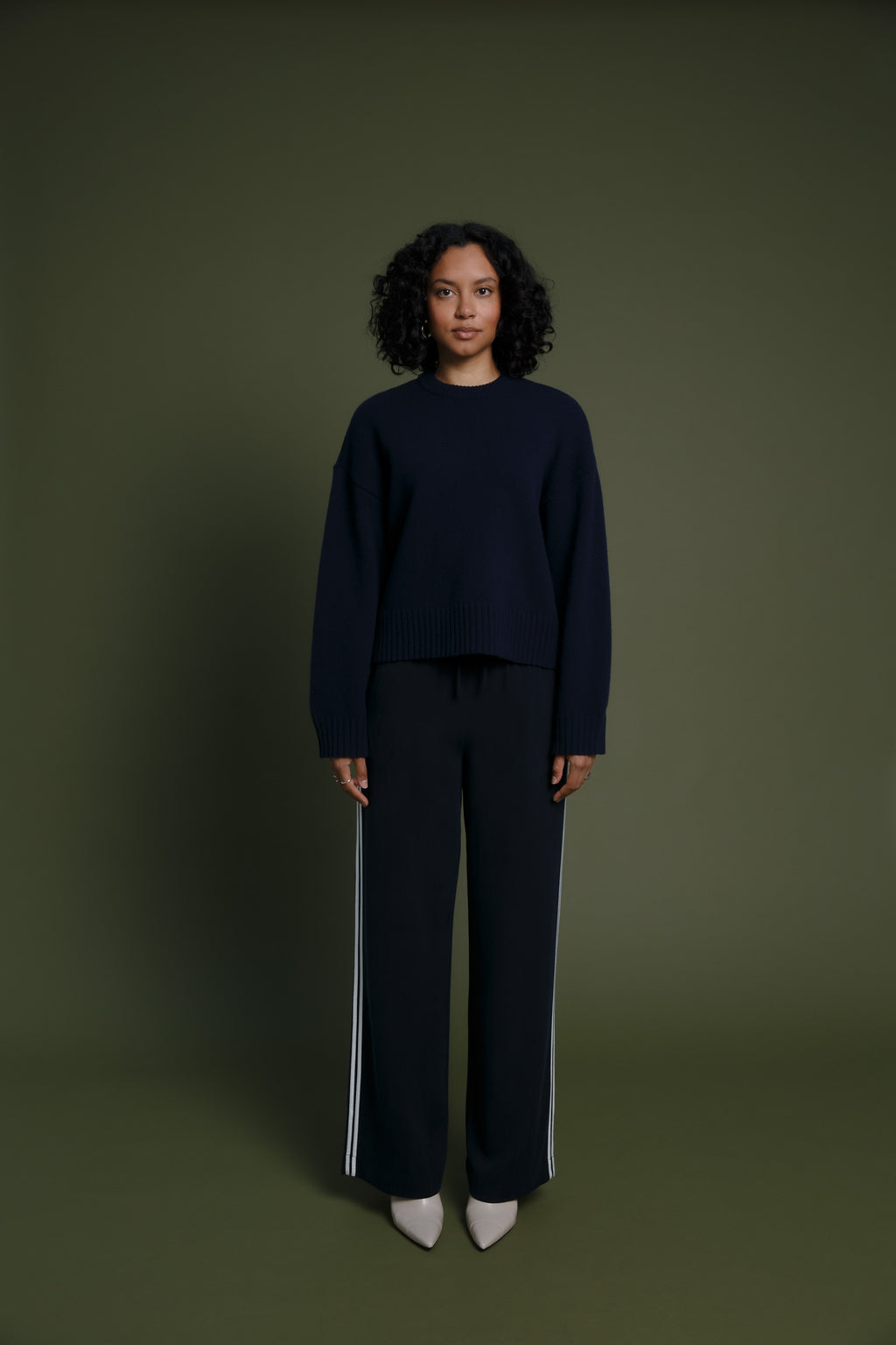 Koki Recycled Wool Jumper Dark Navy